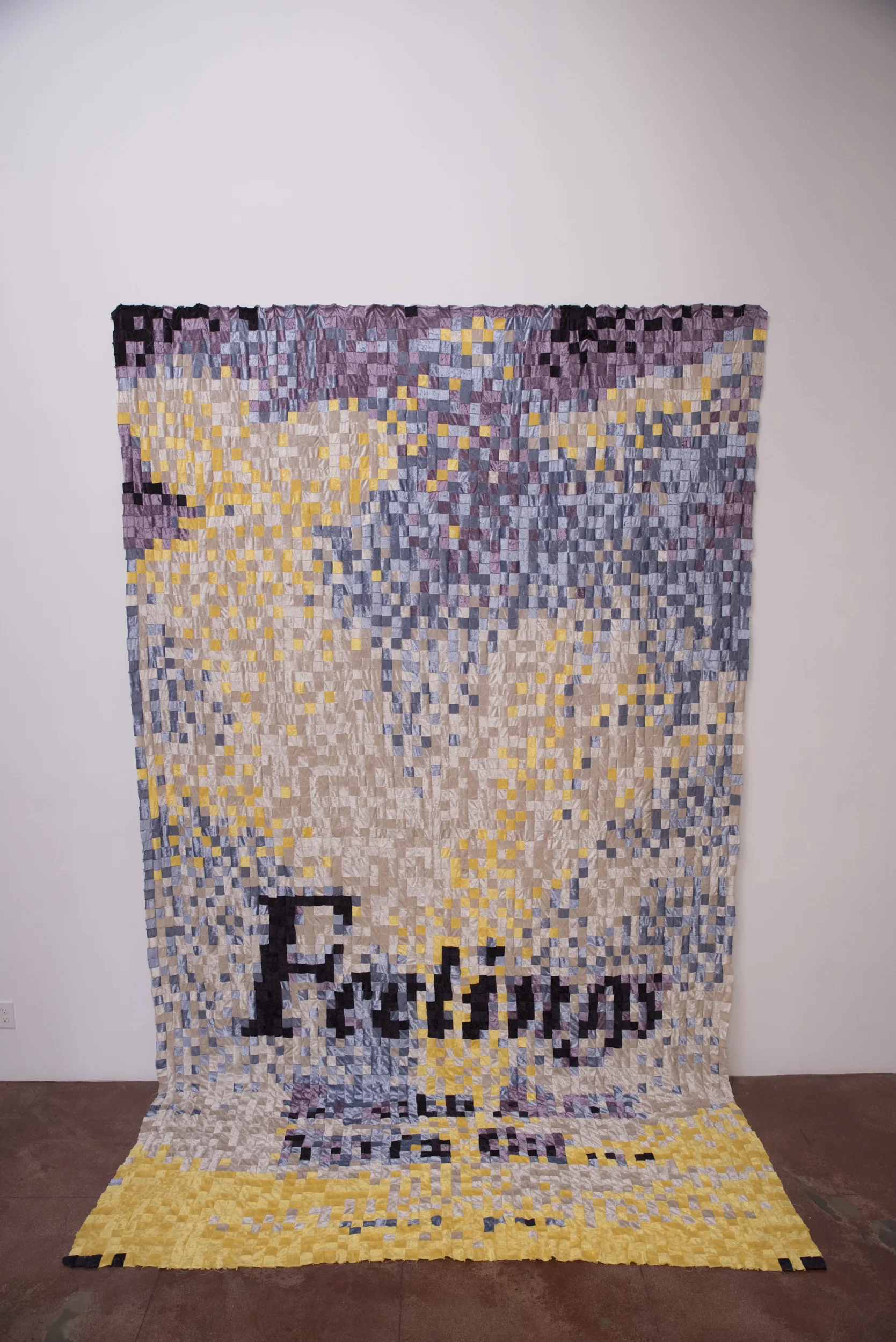Anna Nordstrom, Professional Feelings , 2013, Stretch velour, patchwork, 98” x 126”