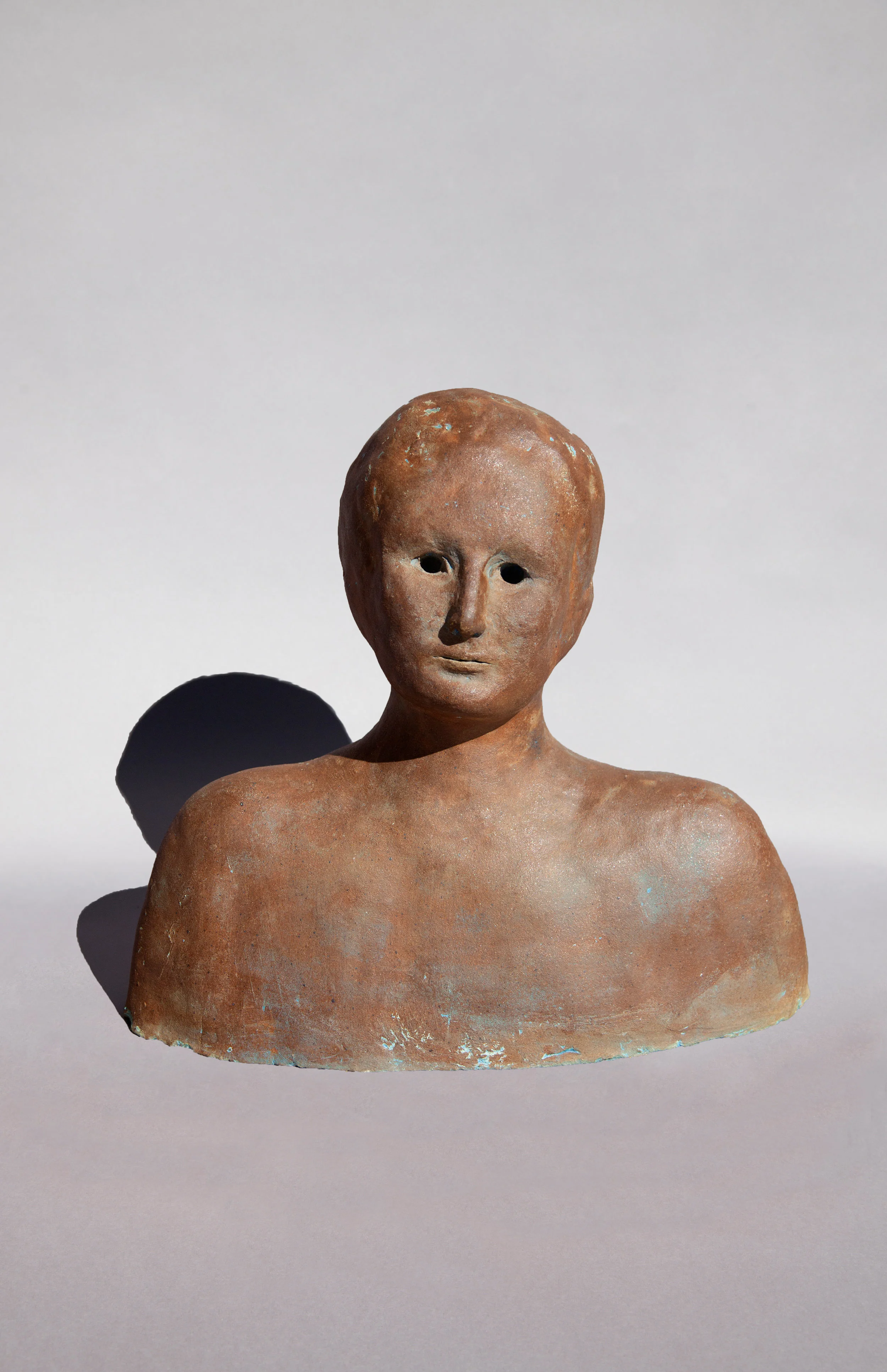 Woman by Sea, Painted Ceramic, 15.5HX16.5W7D