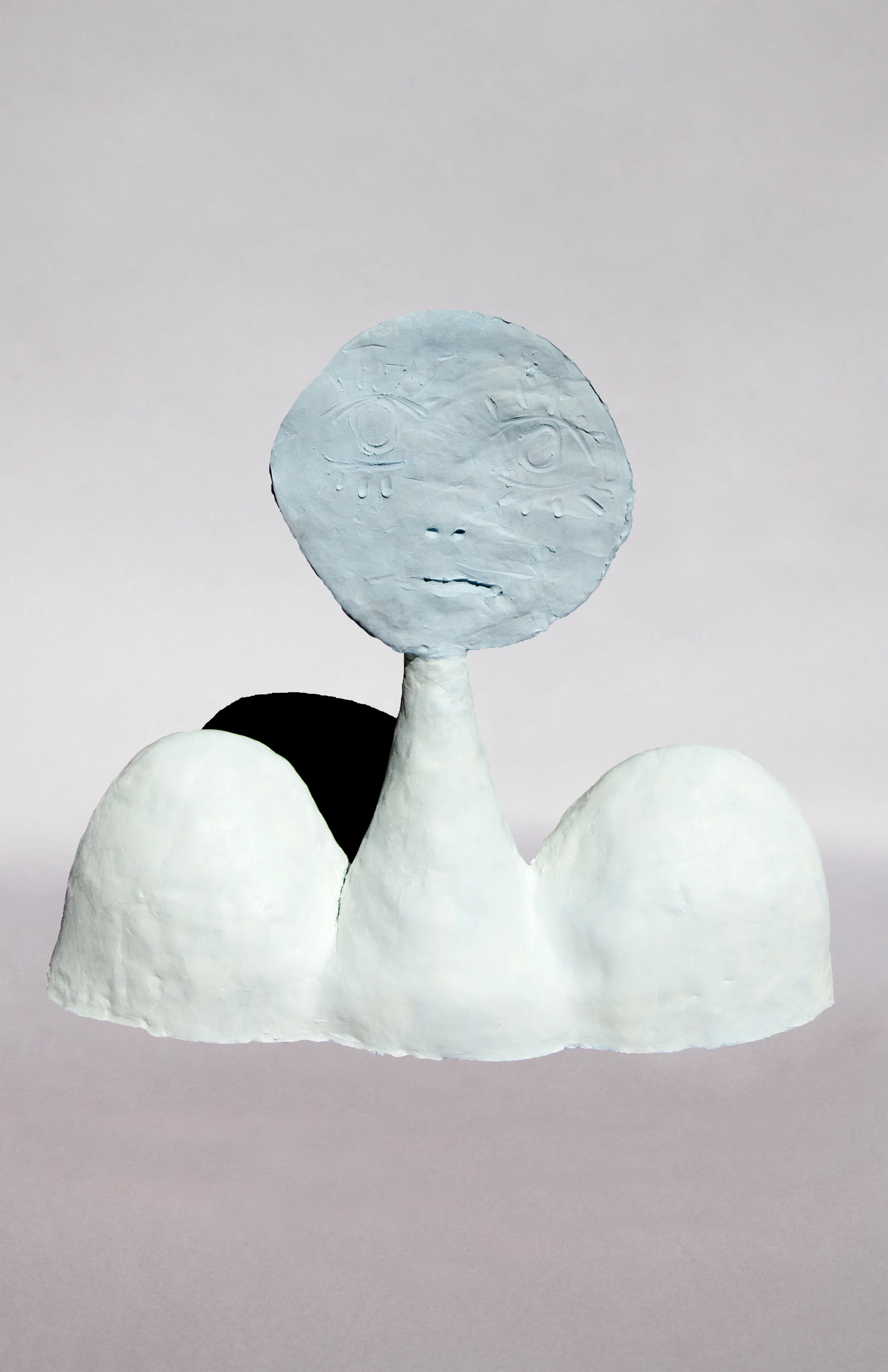 Sun Talisman, Painted Ceramic, 2017 26HX30.5WX9D