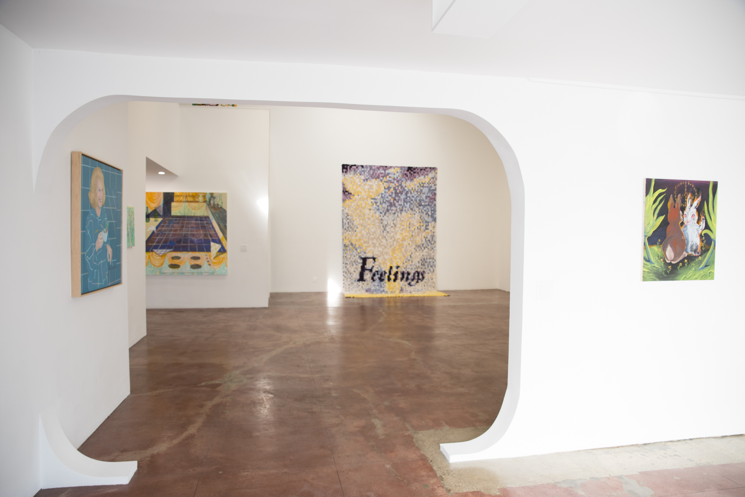 Installation view of Virago at HILDE, 2017