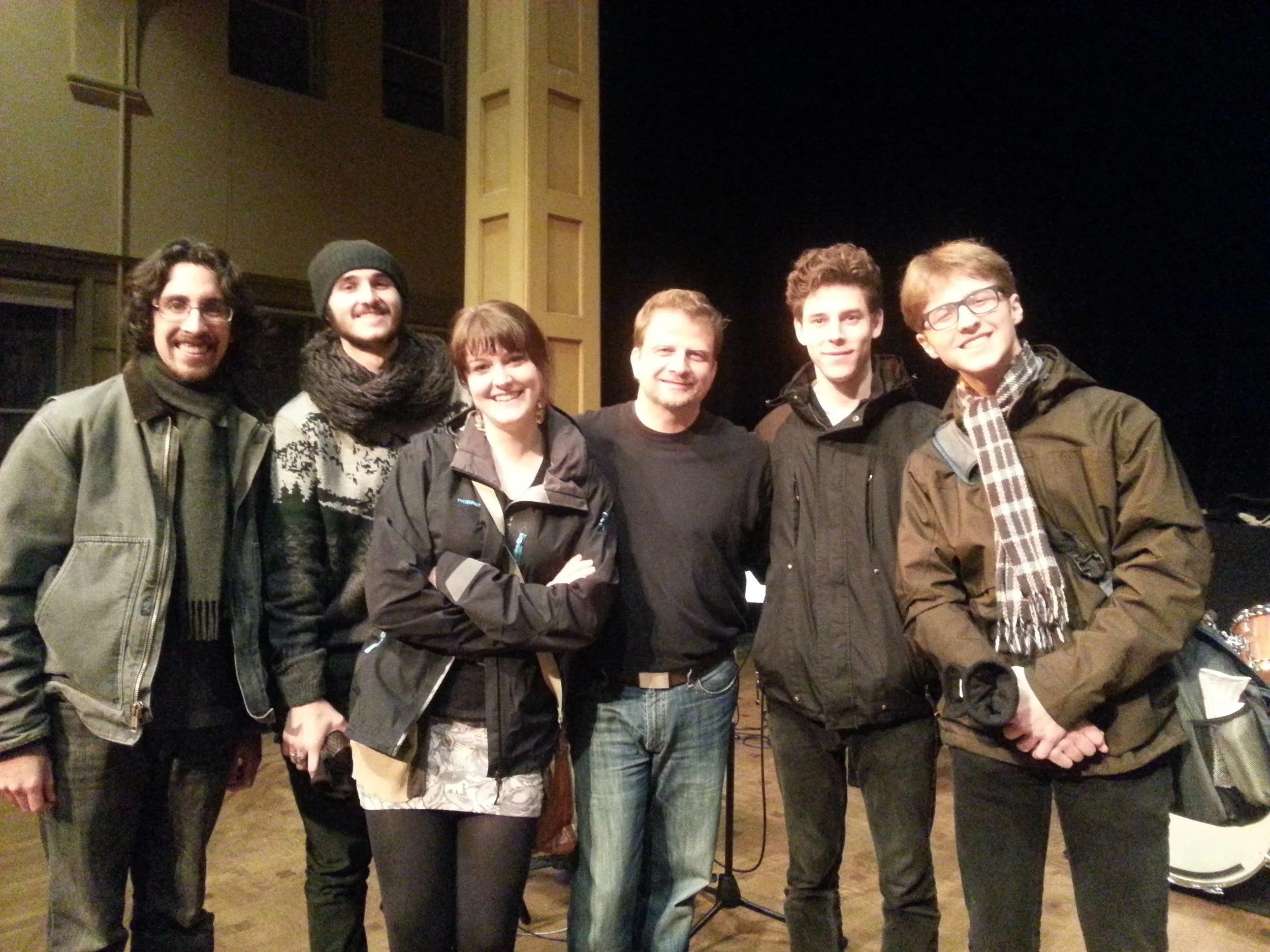 A great group of students: Julio, Mitchell, Sierra, Anthony, and Troy