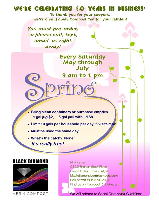 Event Calendar Black Diamond Vermicompost