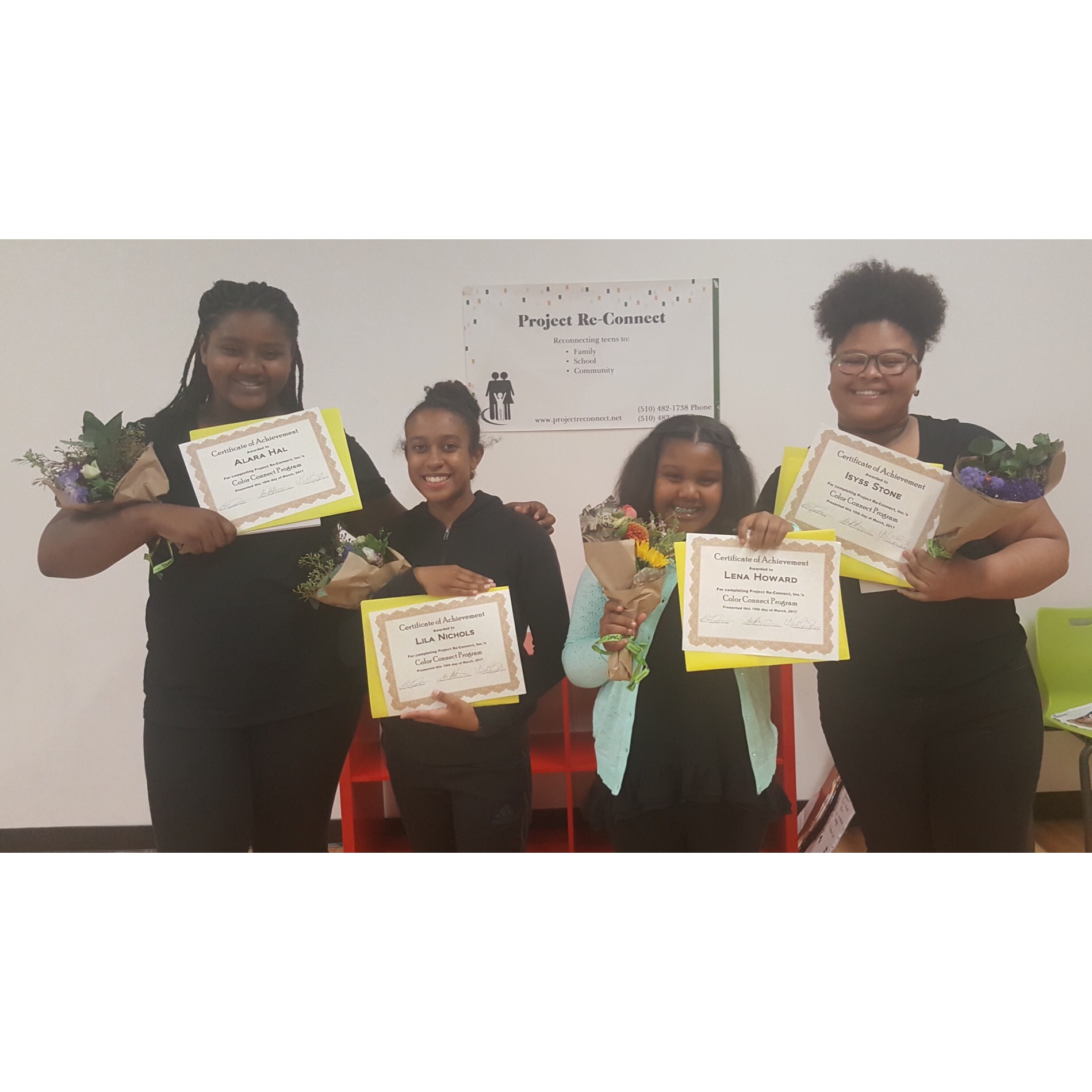 Our First Graduating Class of Color Connect (Alex not pictured)