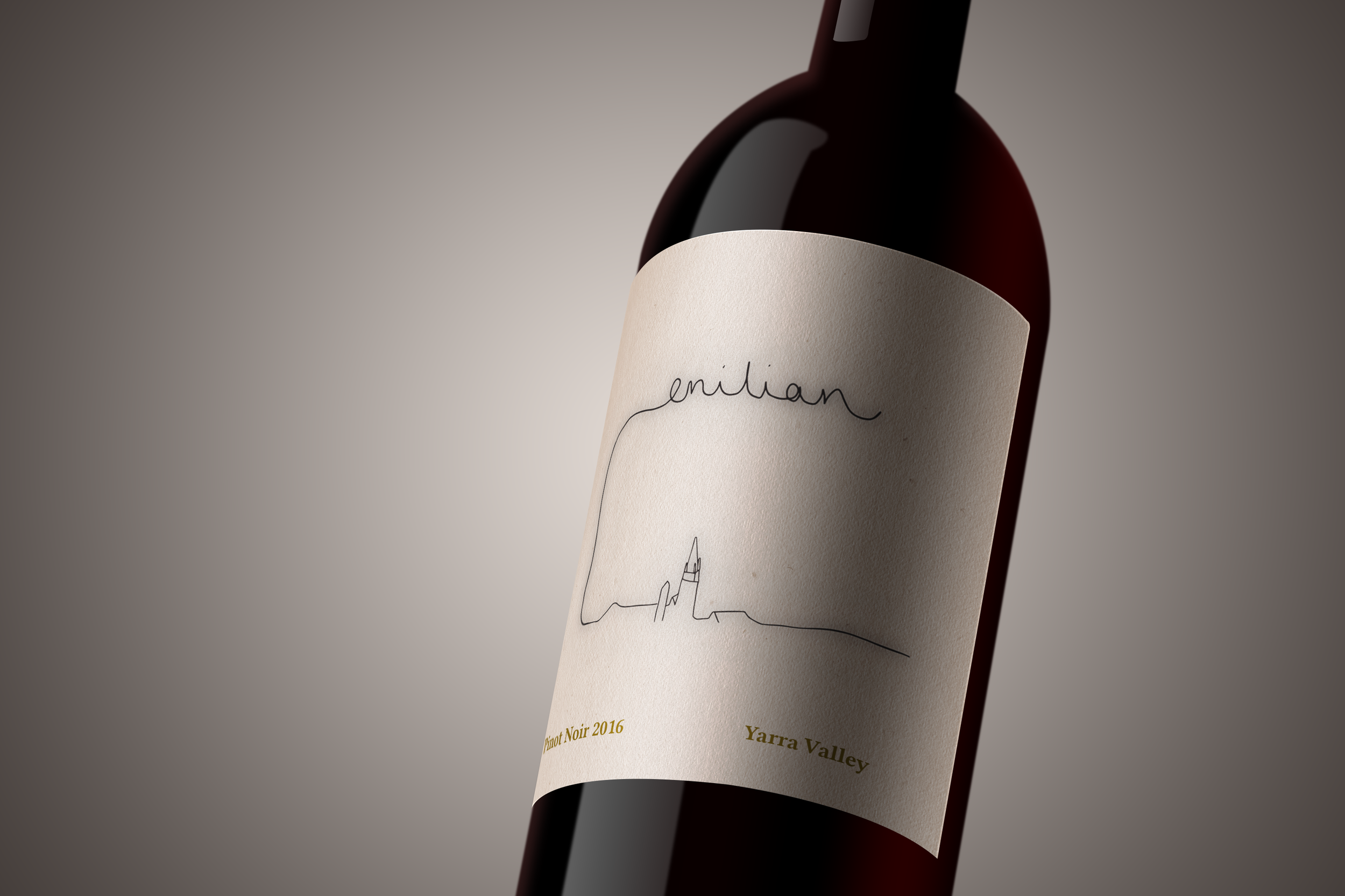 Emilian Wine Label Design
