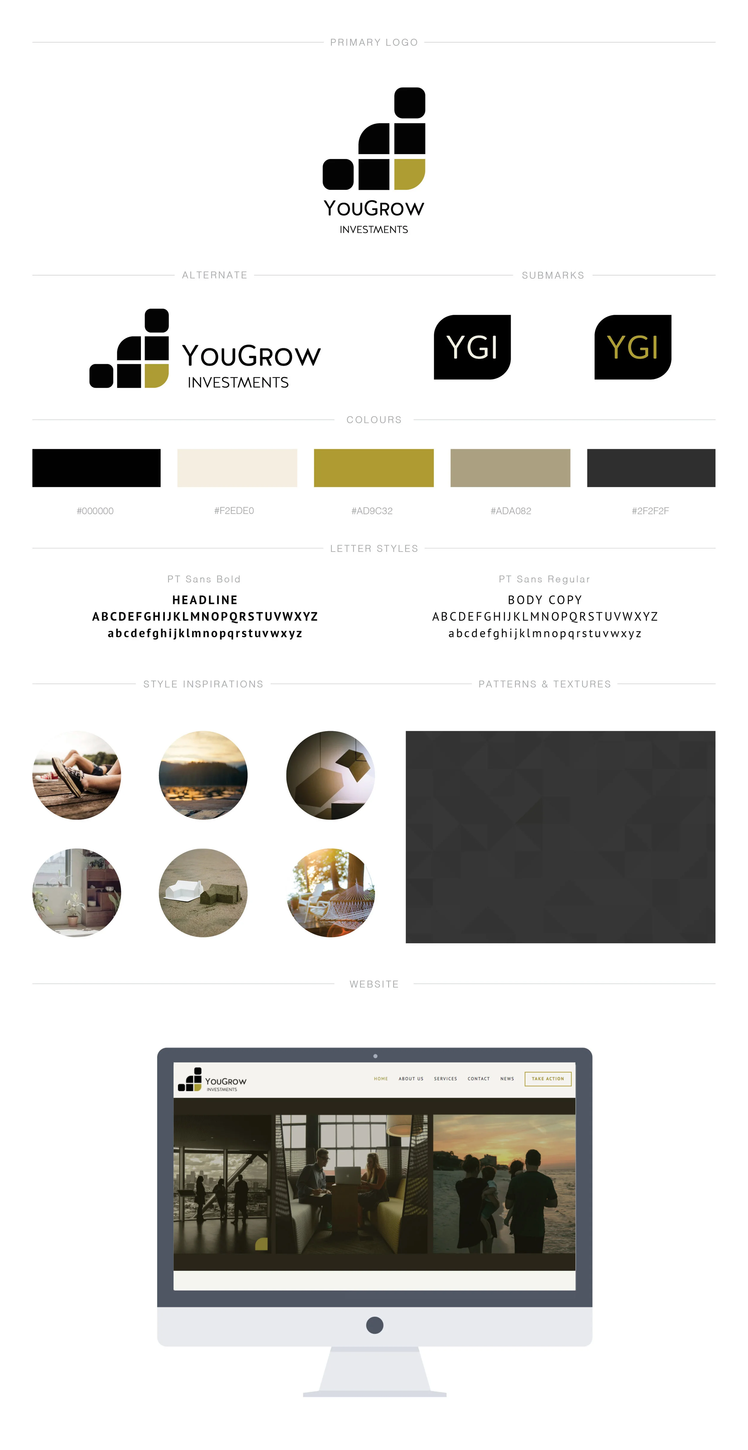 YouGrow Investments Brand Board