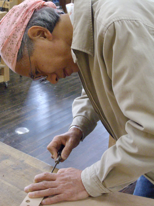 Master craftsman Osamu Shoji