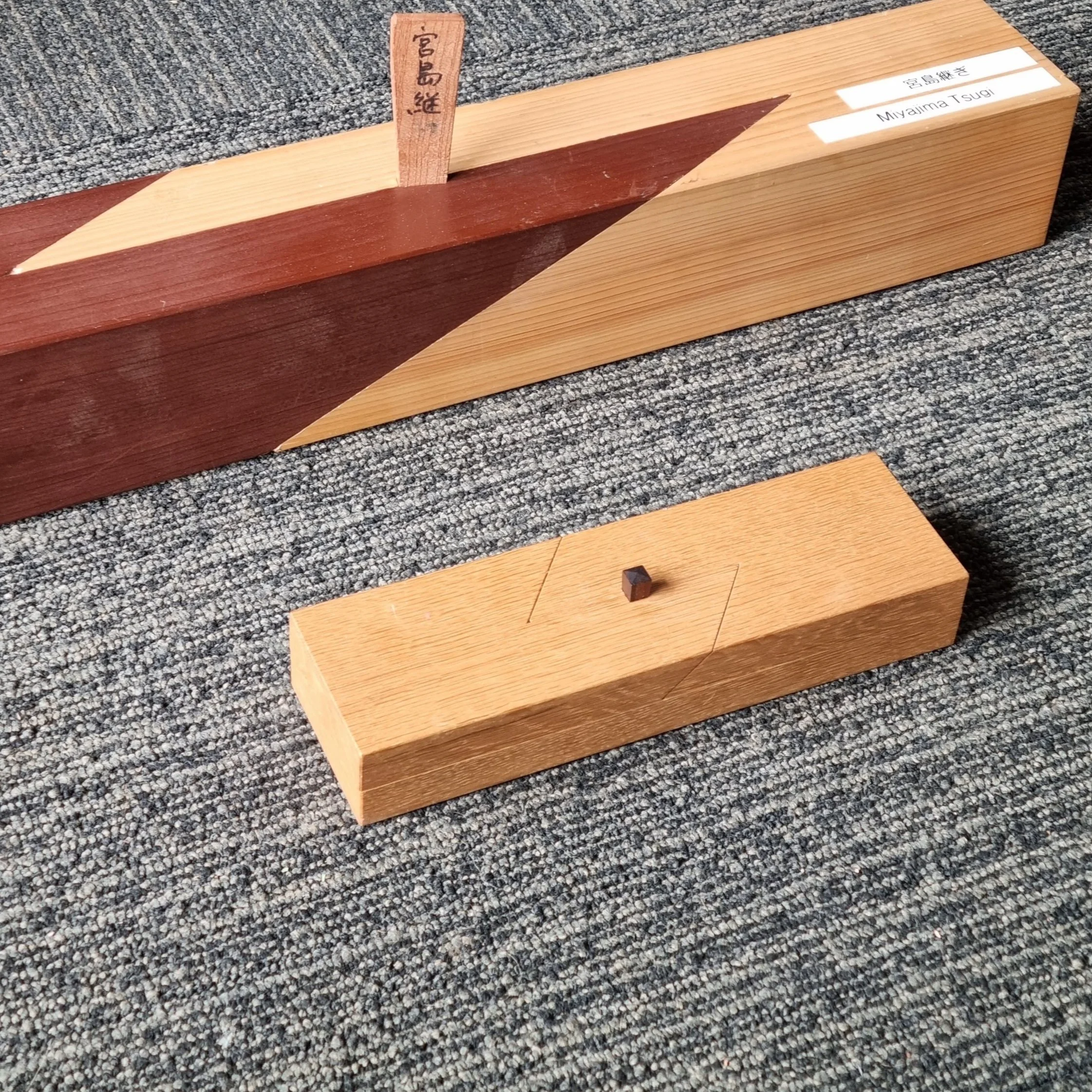 Koitoya Woodworking class with unique item, making pencase, inspired by Japanese traditional carpentry joints.