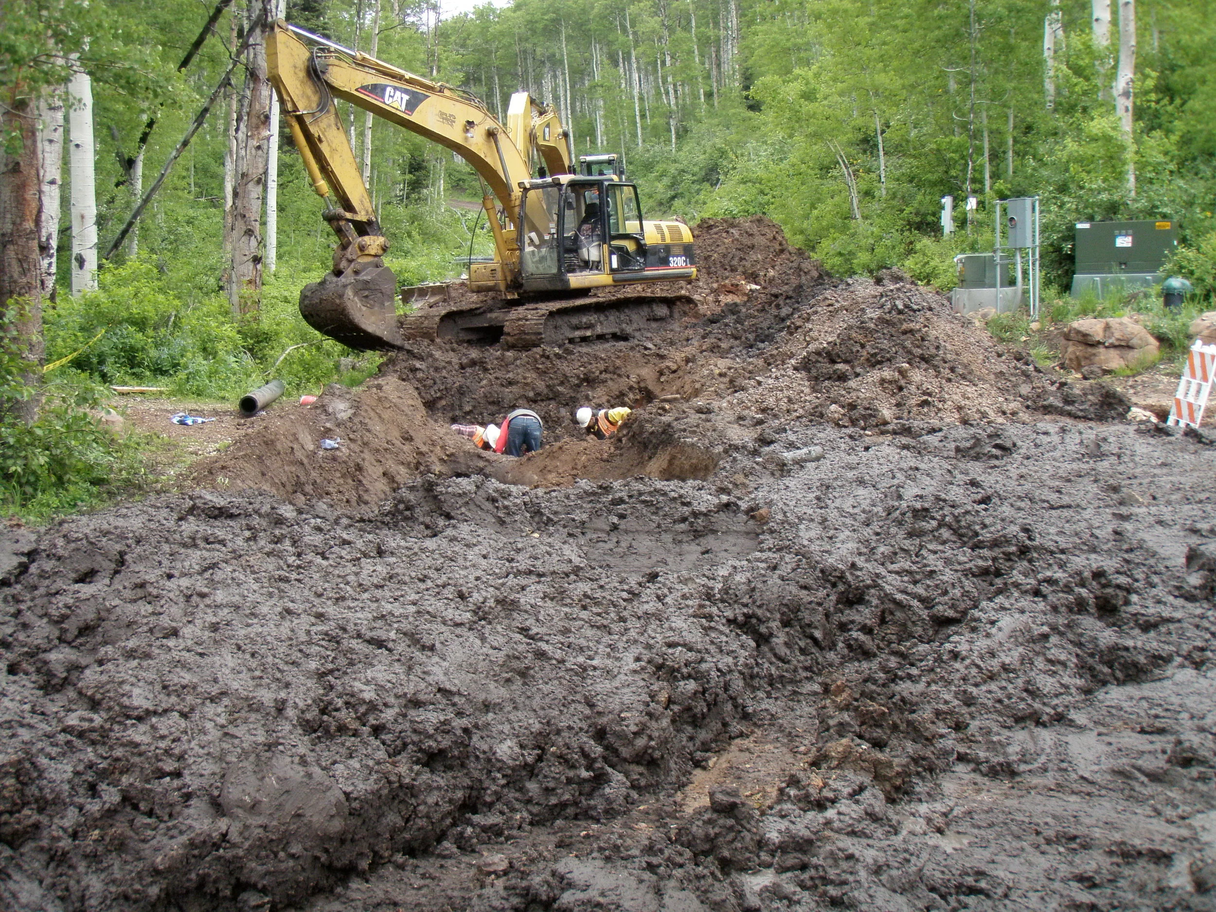 New Stagecoach pipeline replacement project.