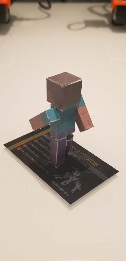How to make the Ultimate Bendable Steve (Minecraft Papercraft) 