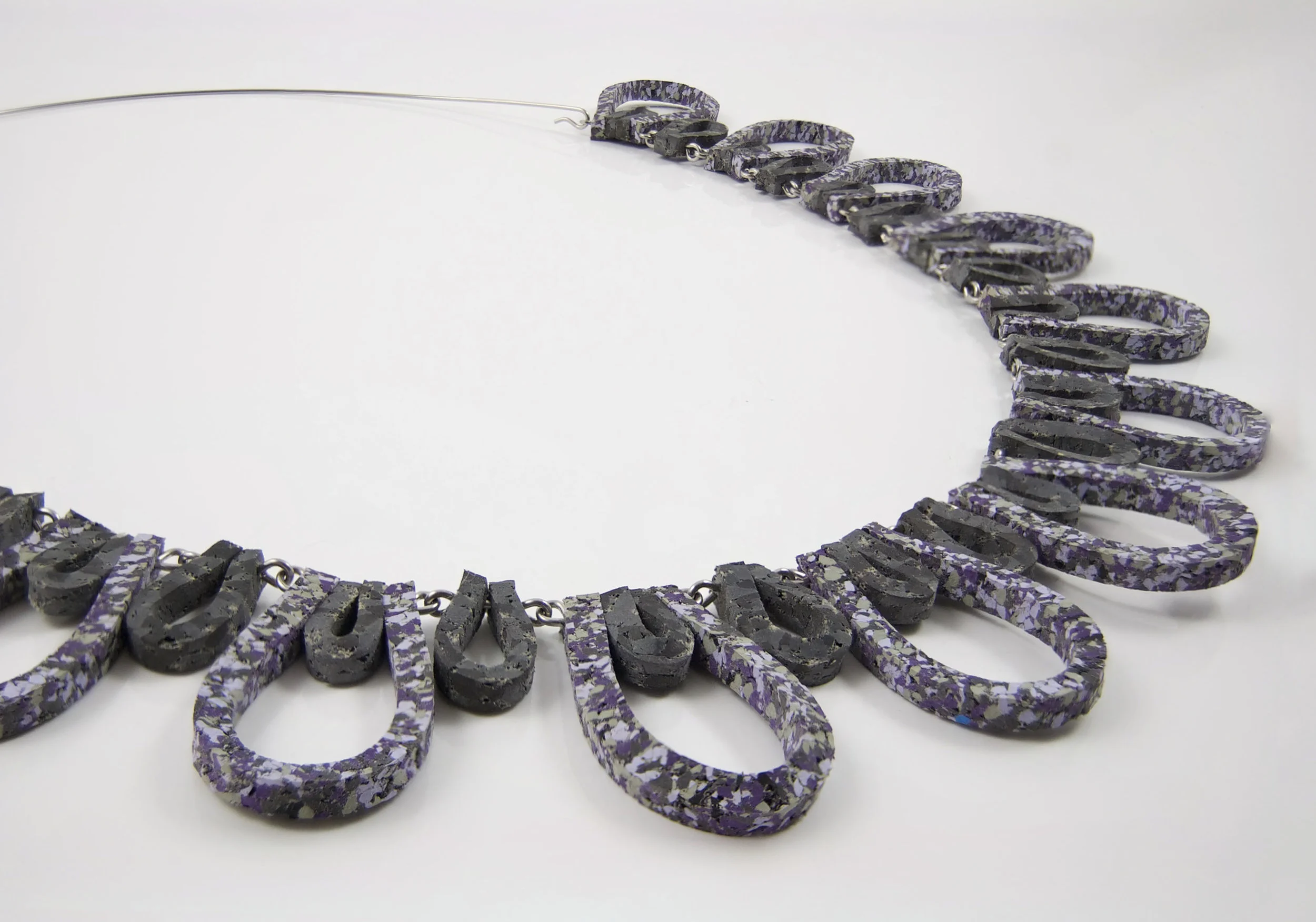 Purple and Black Multi Loop Necklace (detail).jpg