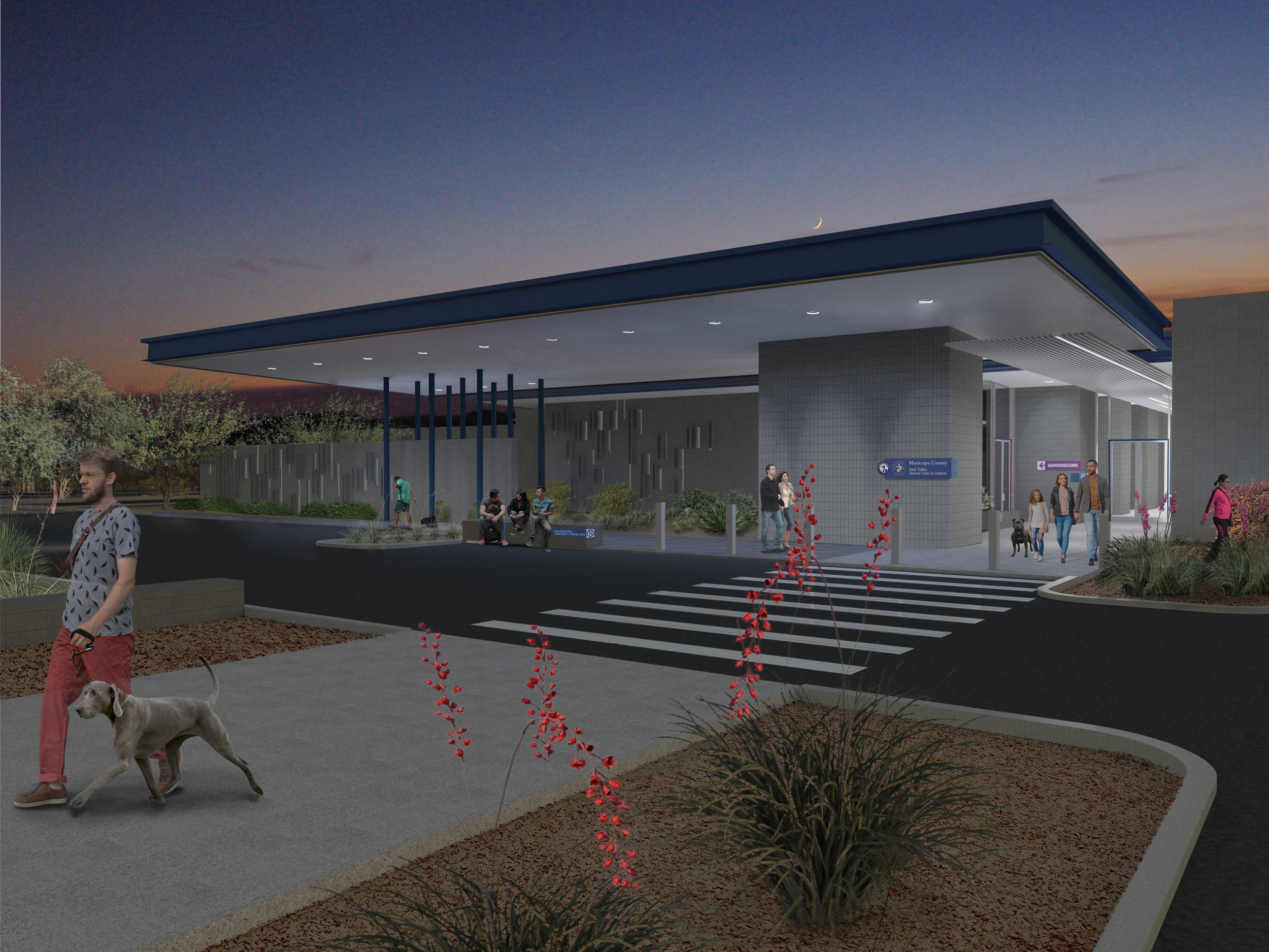Maricopa County Animal Care and Control East Valley Shelter — Line and Space