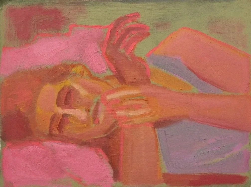   If those old memories resurface, those long long long ago daydreams — don’t refuse them.   Oil on Paper. 12 × 16 Inches. 2025 