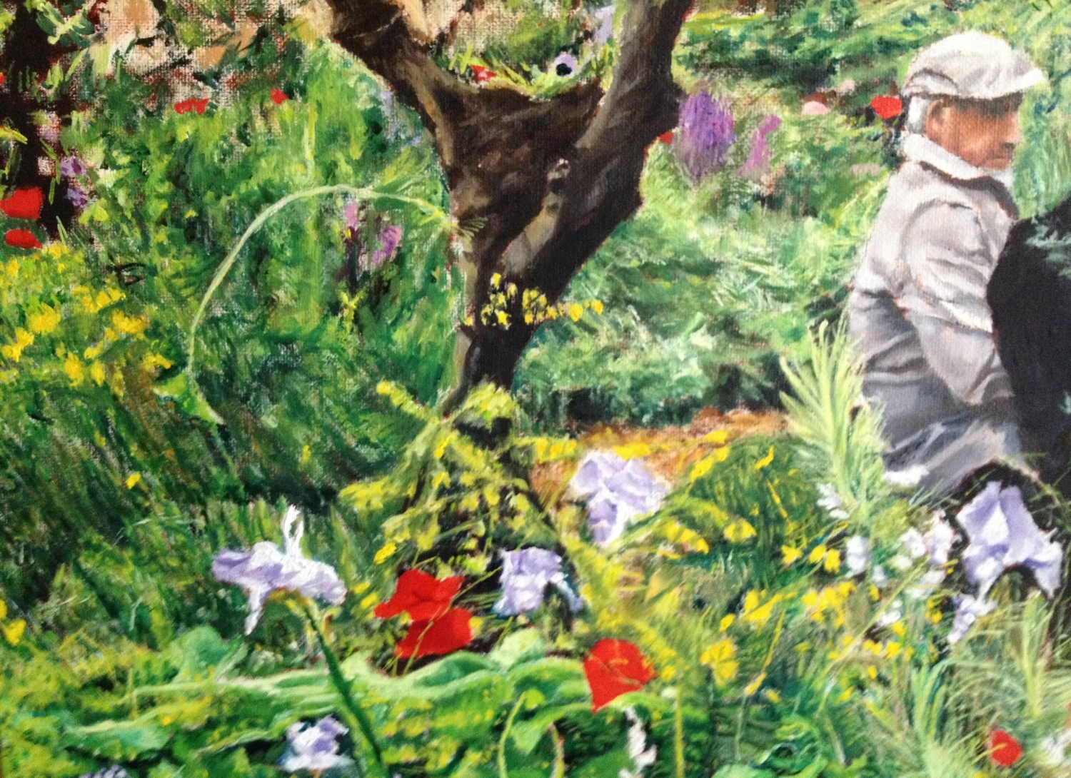 Detail of French Garden - background and foreground