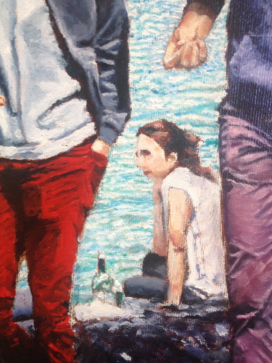 Detail of a picnic on Seine