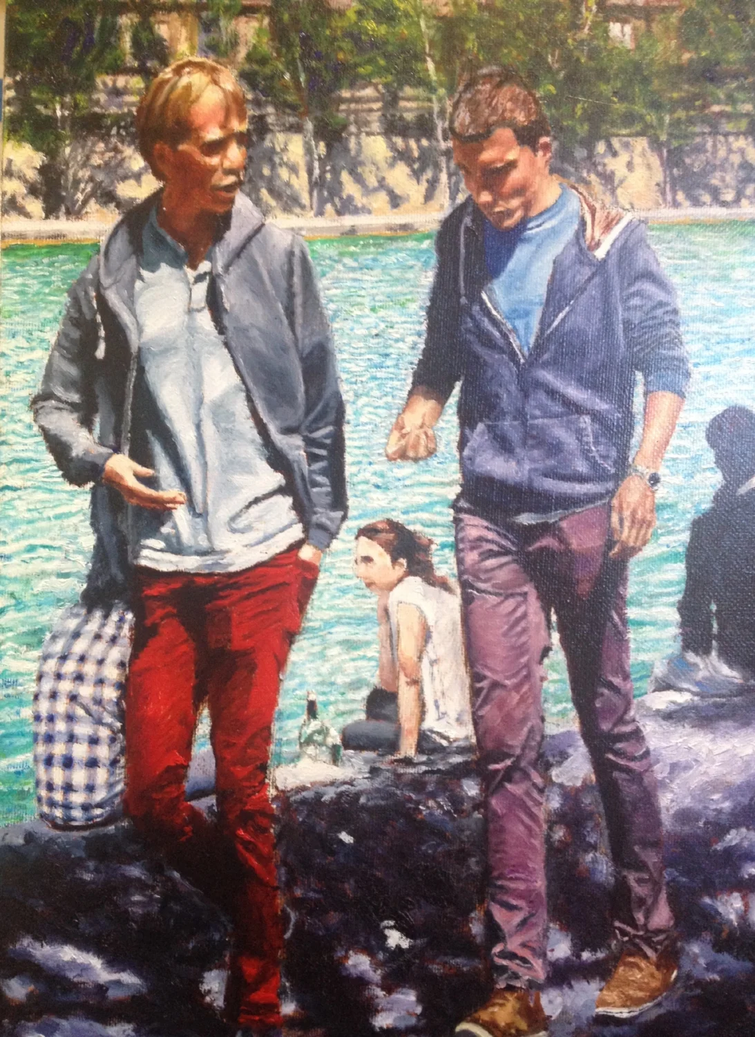 Discussion Along the Seine