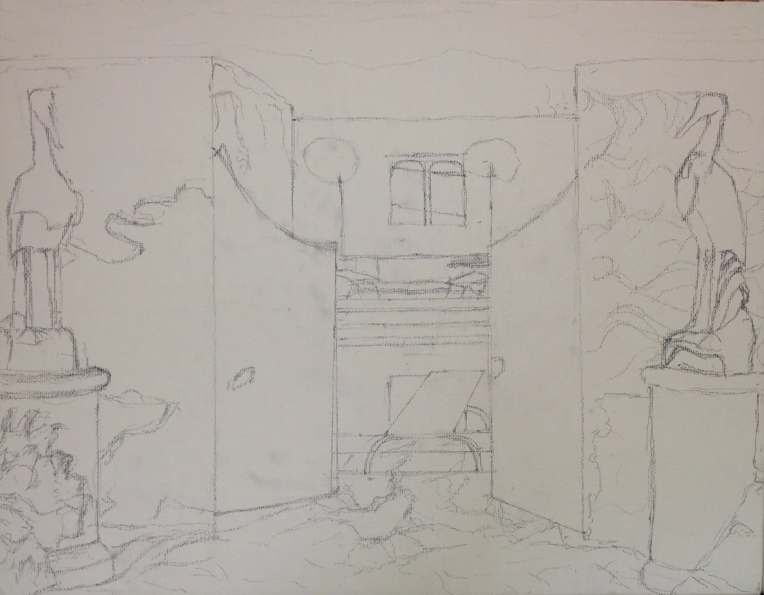 Drawing on canvas