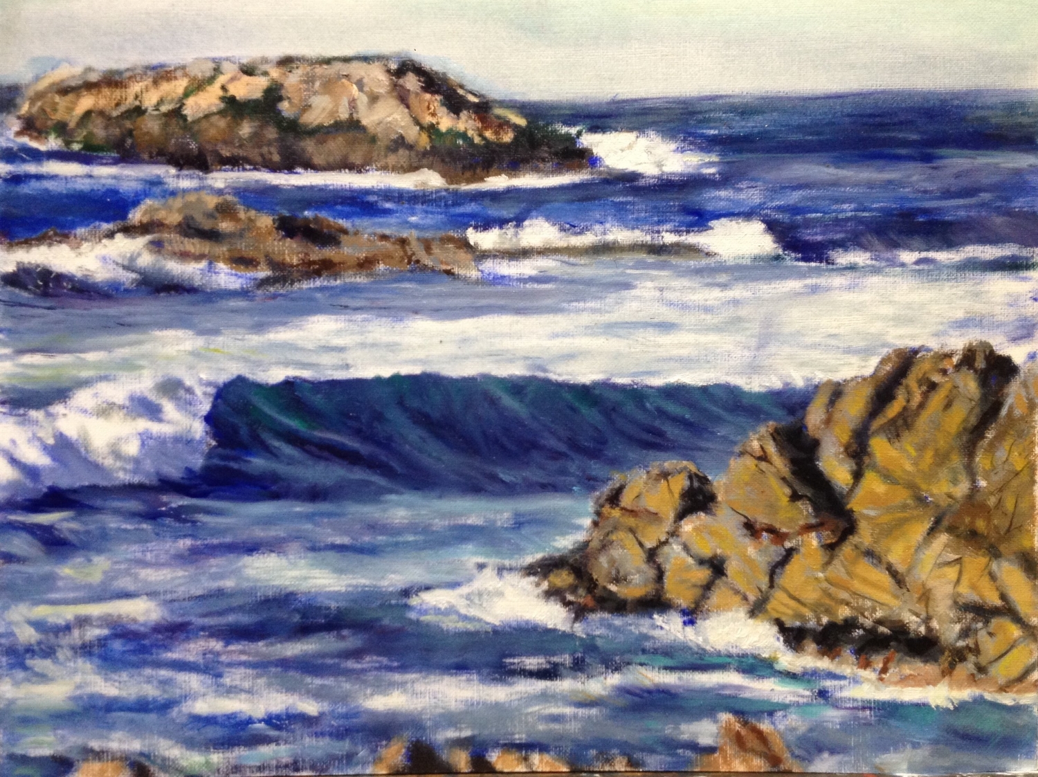 Seascape Study - Oil Sketch