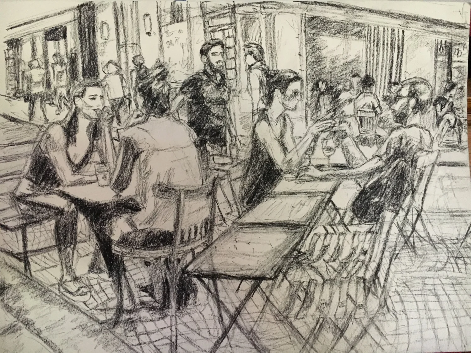 Along rue Leopold Bellan