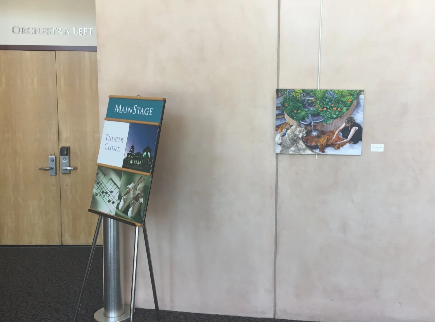 Main Stage door - left side