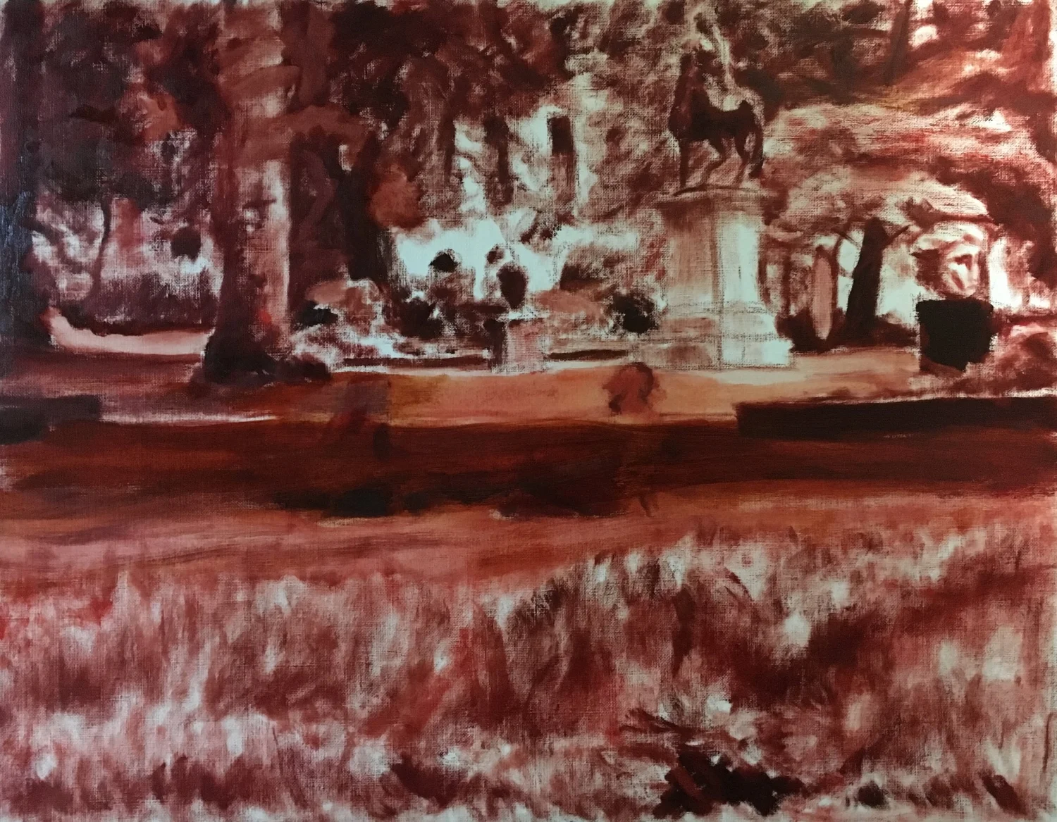 Sketch removing middle ground figures