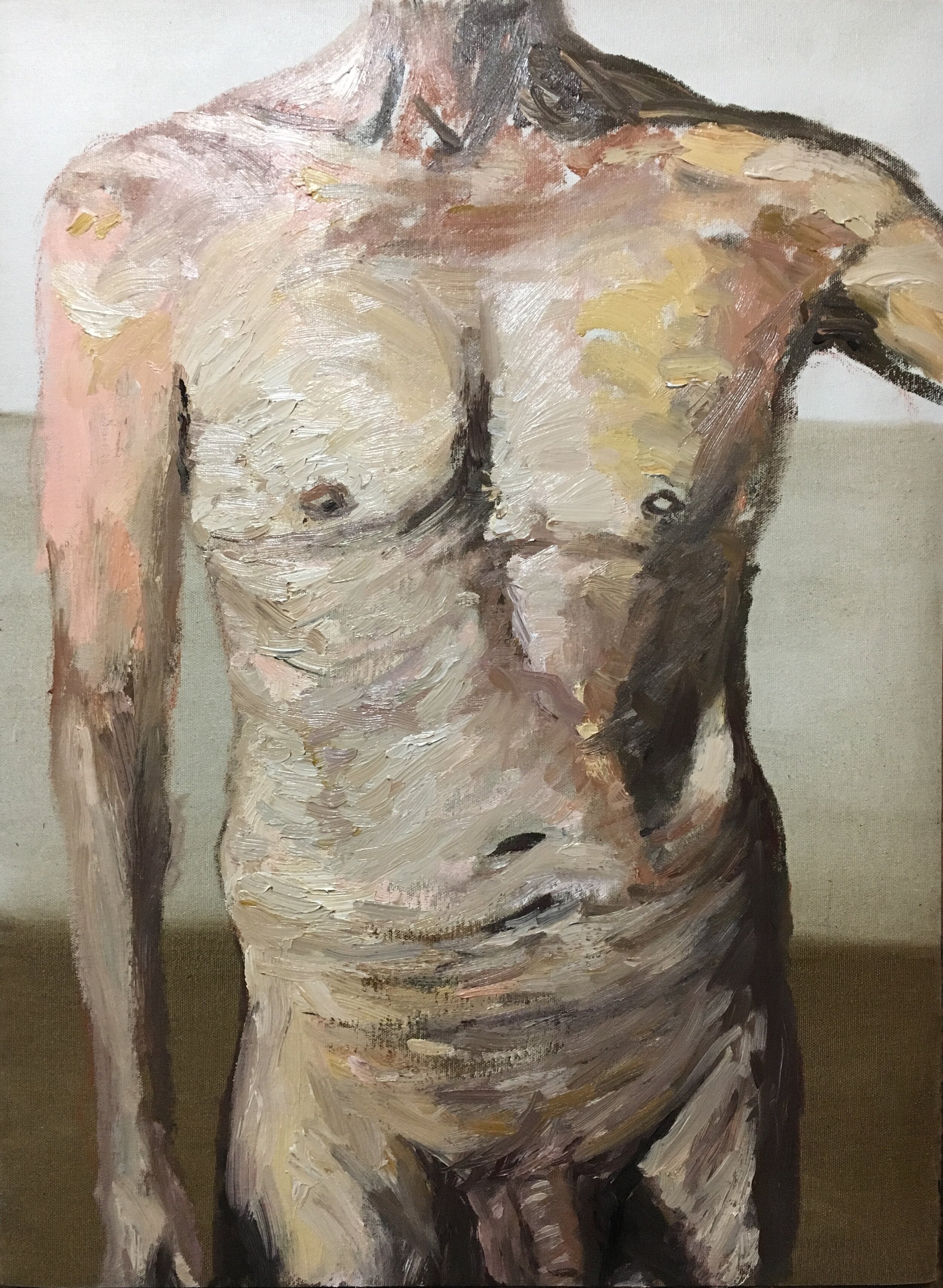 Study with three raw umber grounds Nov 30 2019 