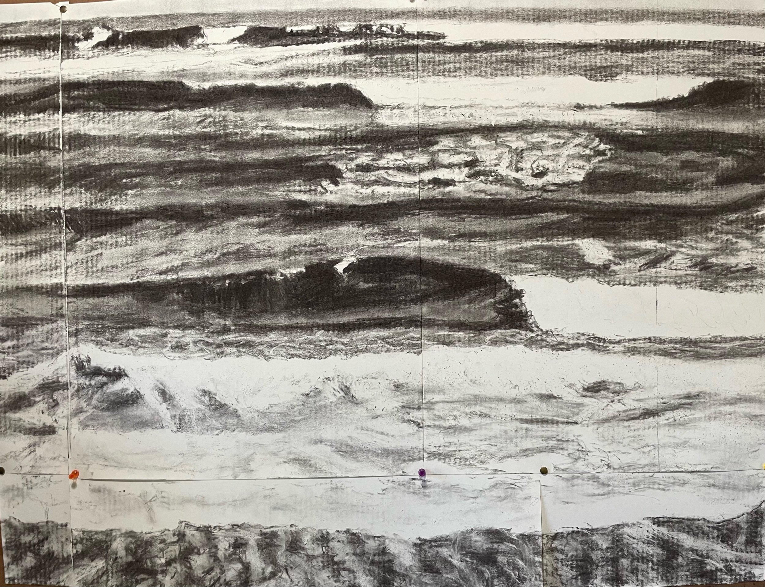 Waves at shore 