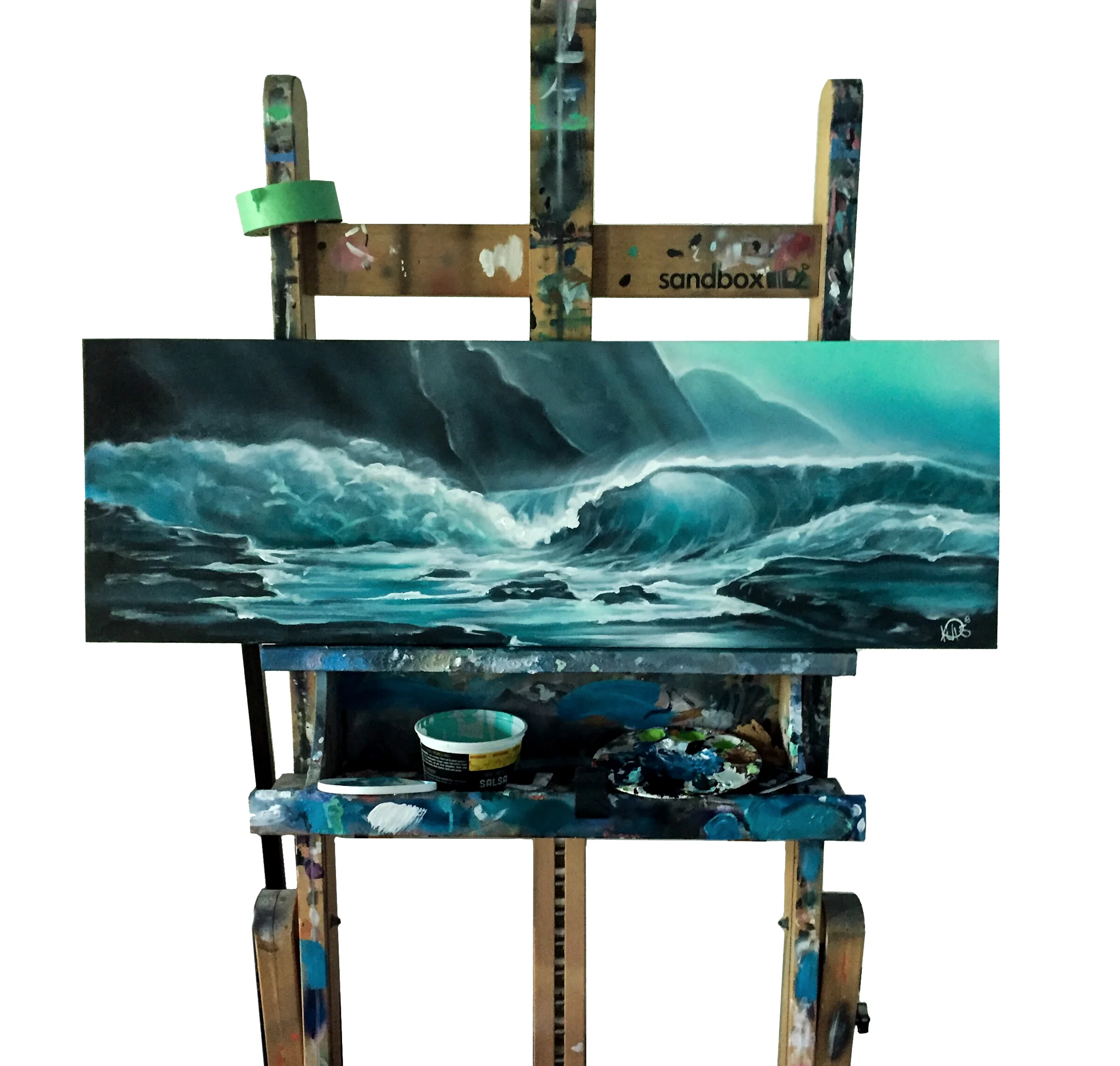 Sea Foam - 1' x 3'