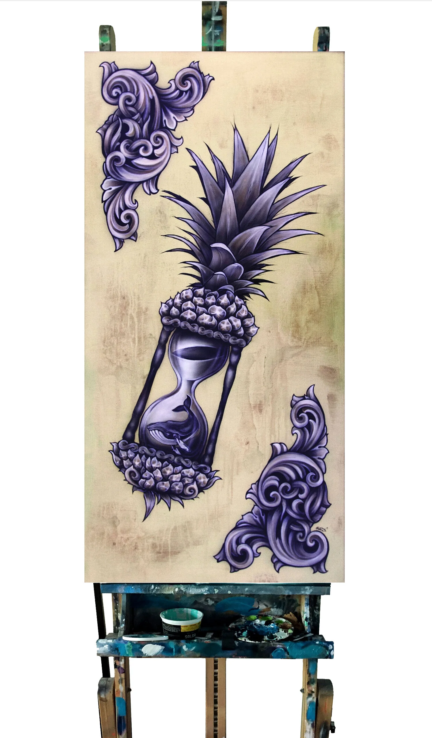 Time Piece - 2' x 4'