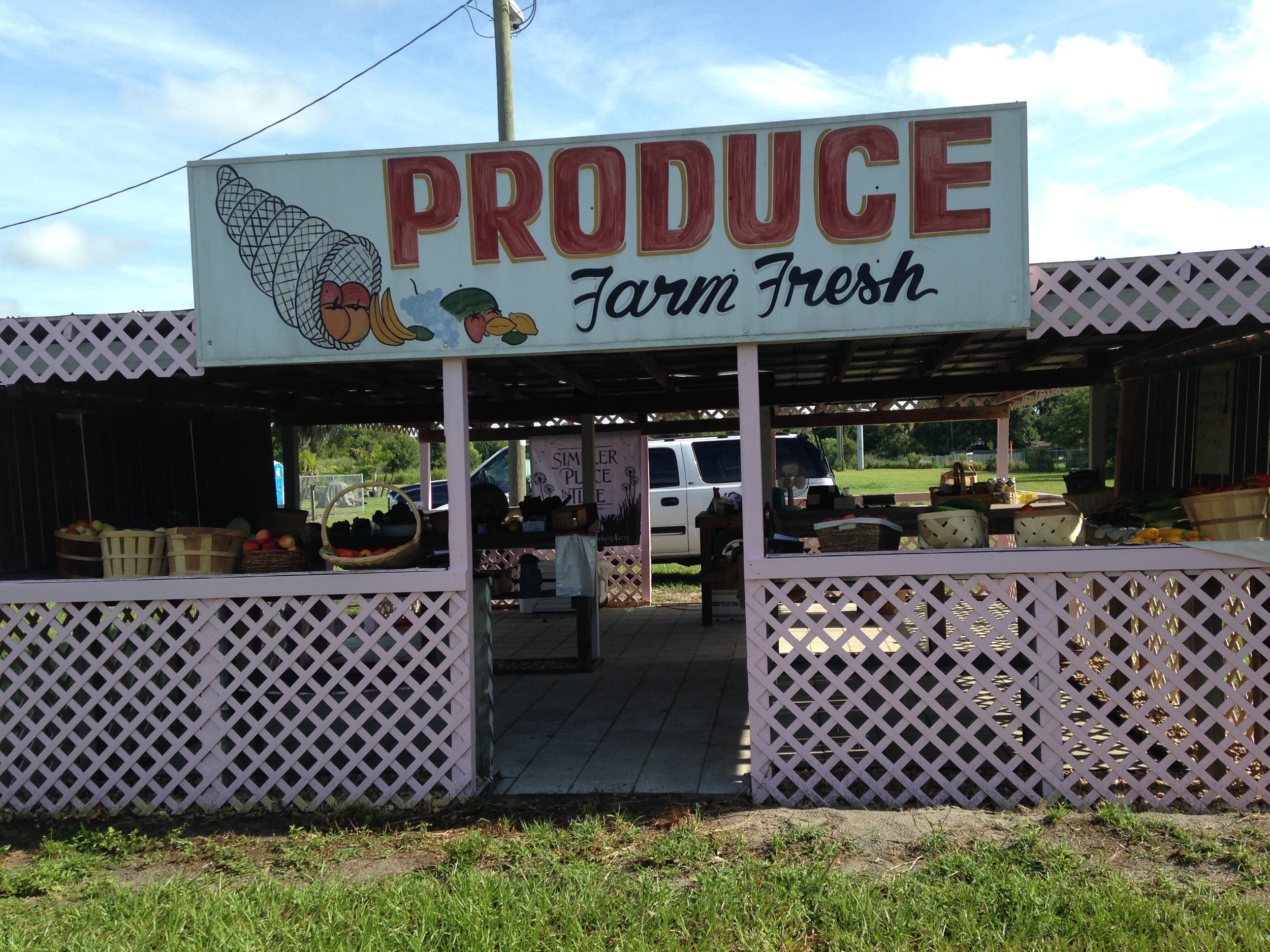  One of our produce stands 