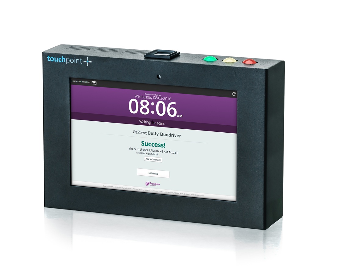 Timeclocks touchpoint