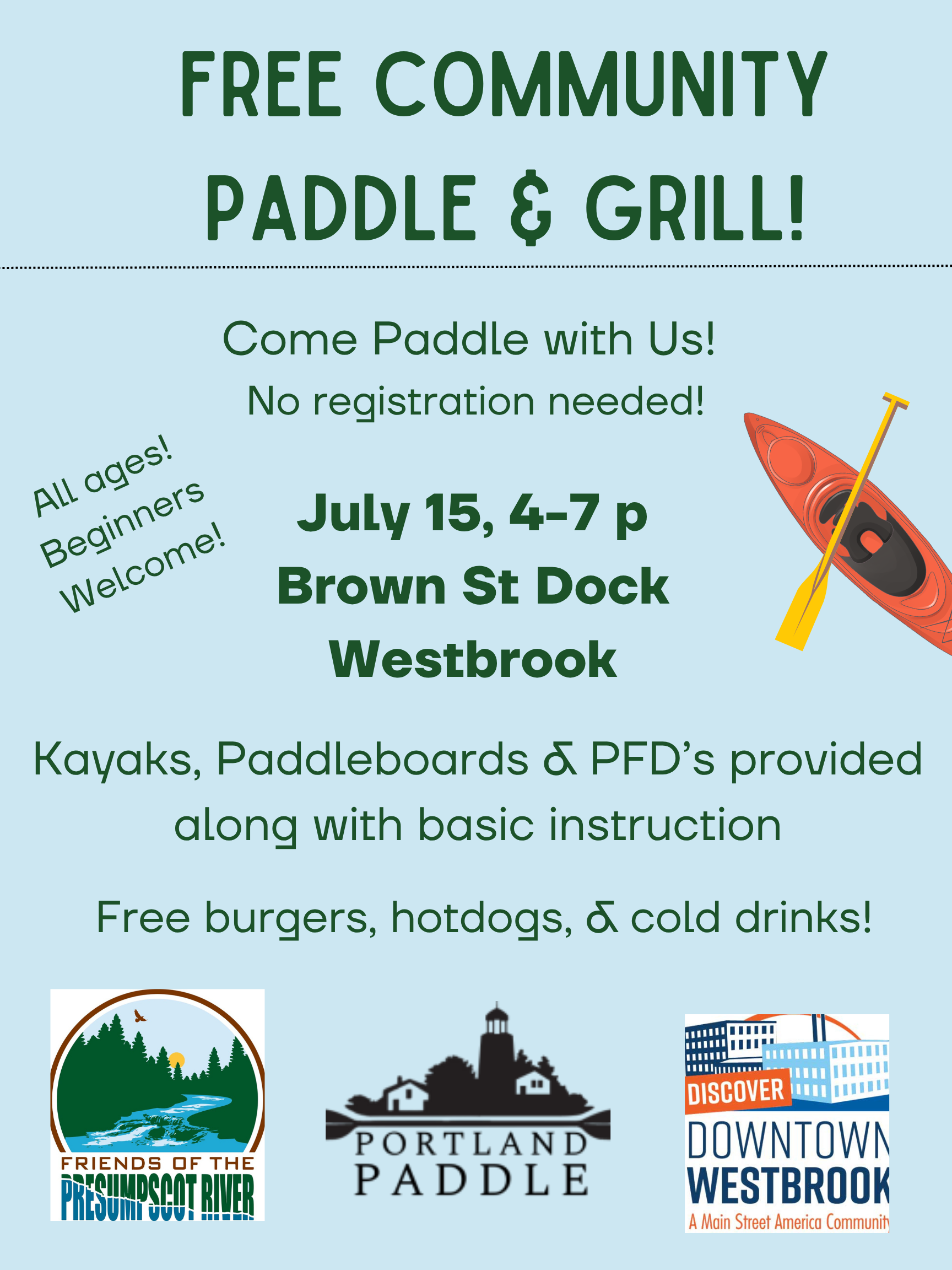 Free Paddle & Grill!