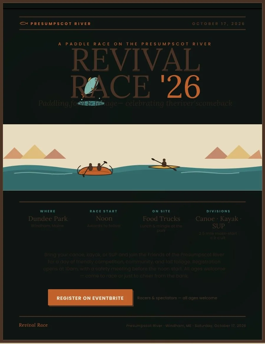 Presumspcot River Revival Race 2026!