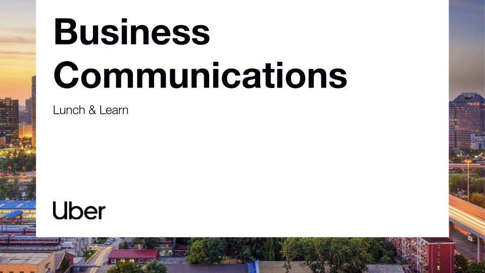 Business Communications Lunch &amp; Learn