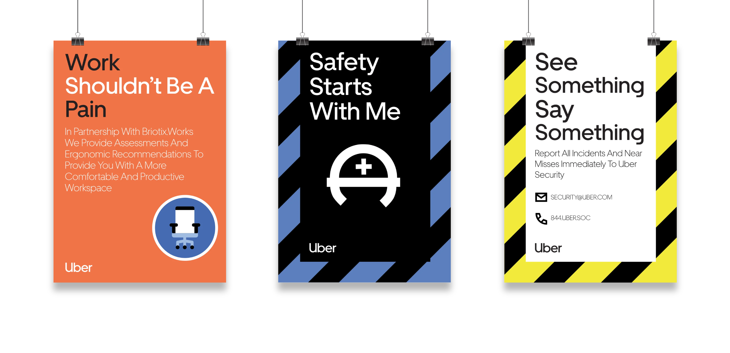 Uber Places EHS posters