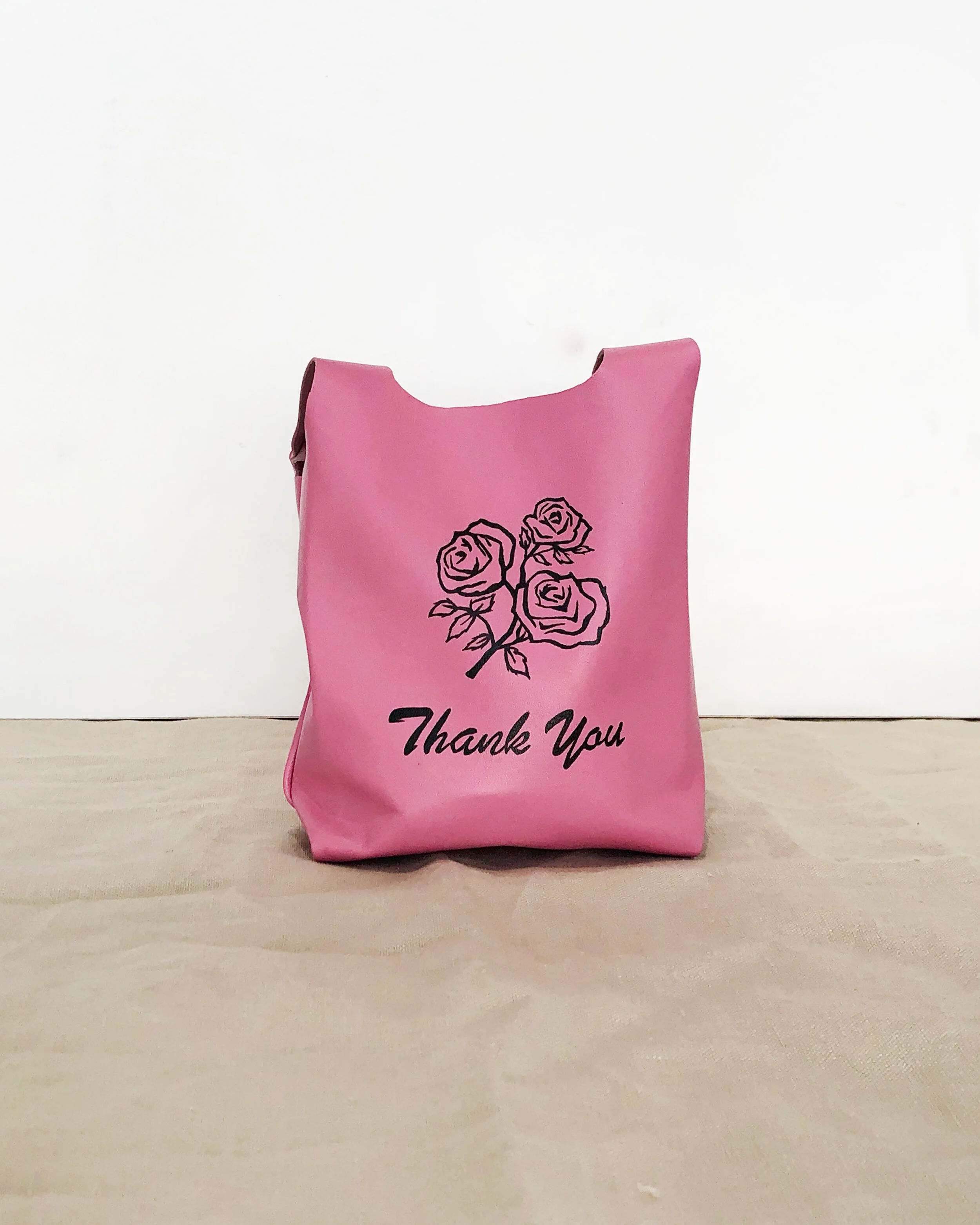 MINI LEATHER THANK YOU BAG PLANTER