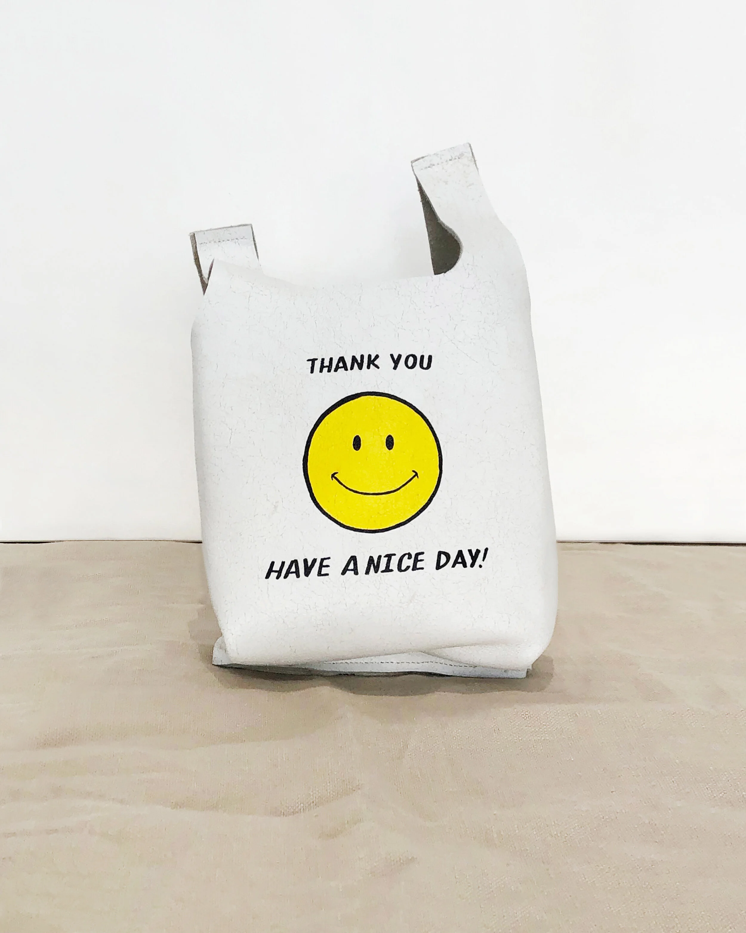 MINI LEATHER THANK YOU BAG PLANTER