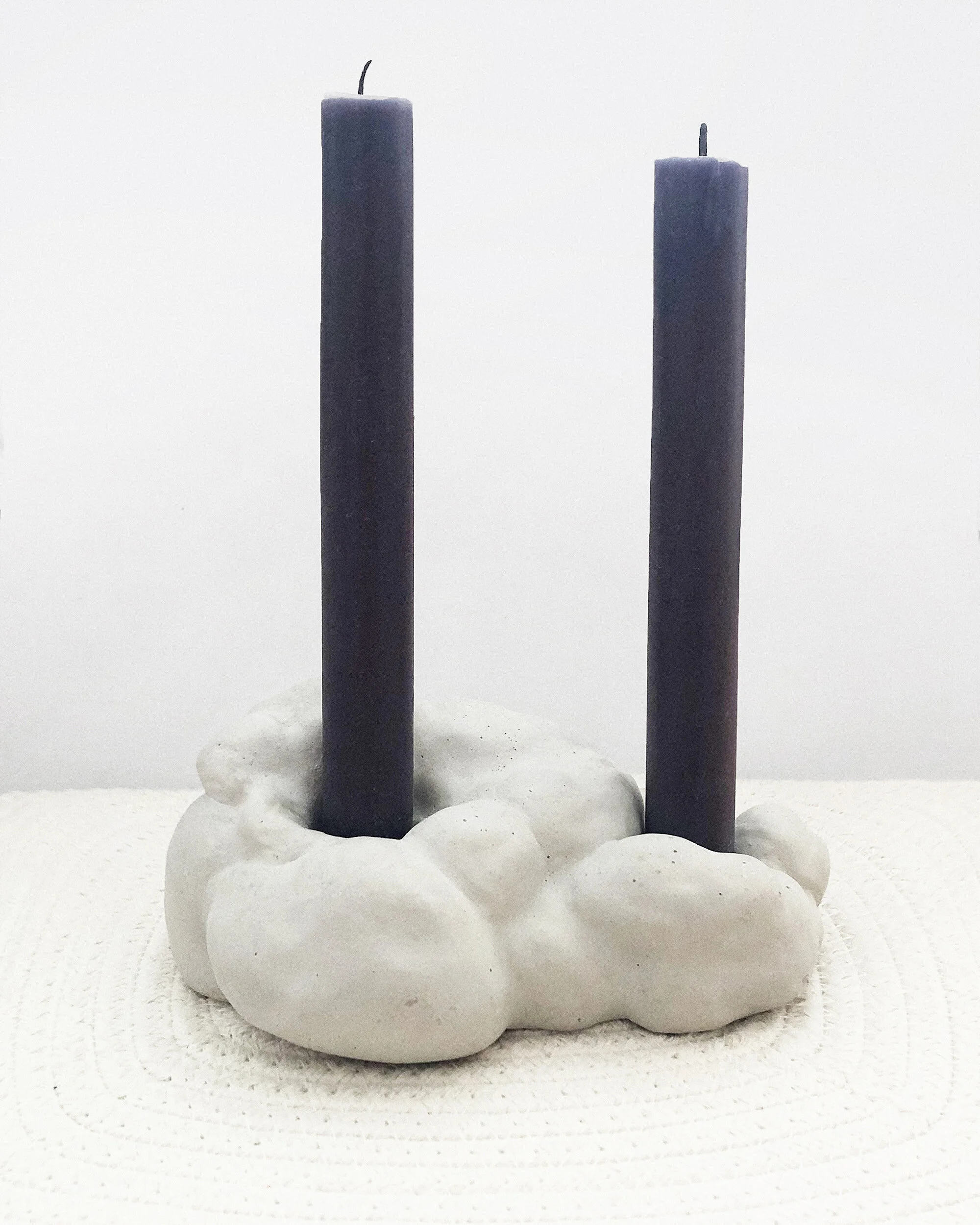 CLOUD DOUBLE CANDLESTICK HOLDER