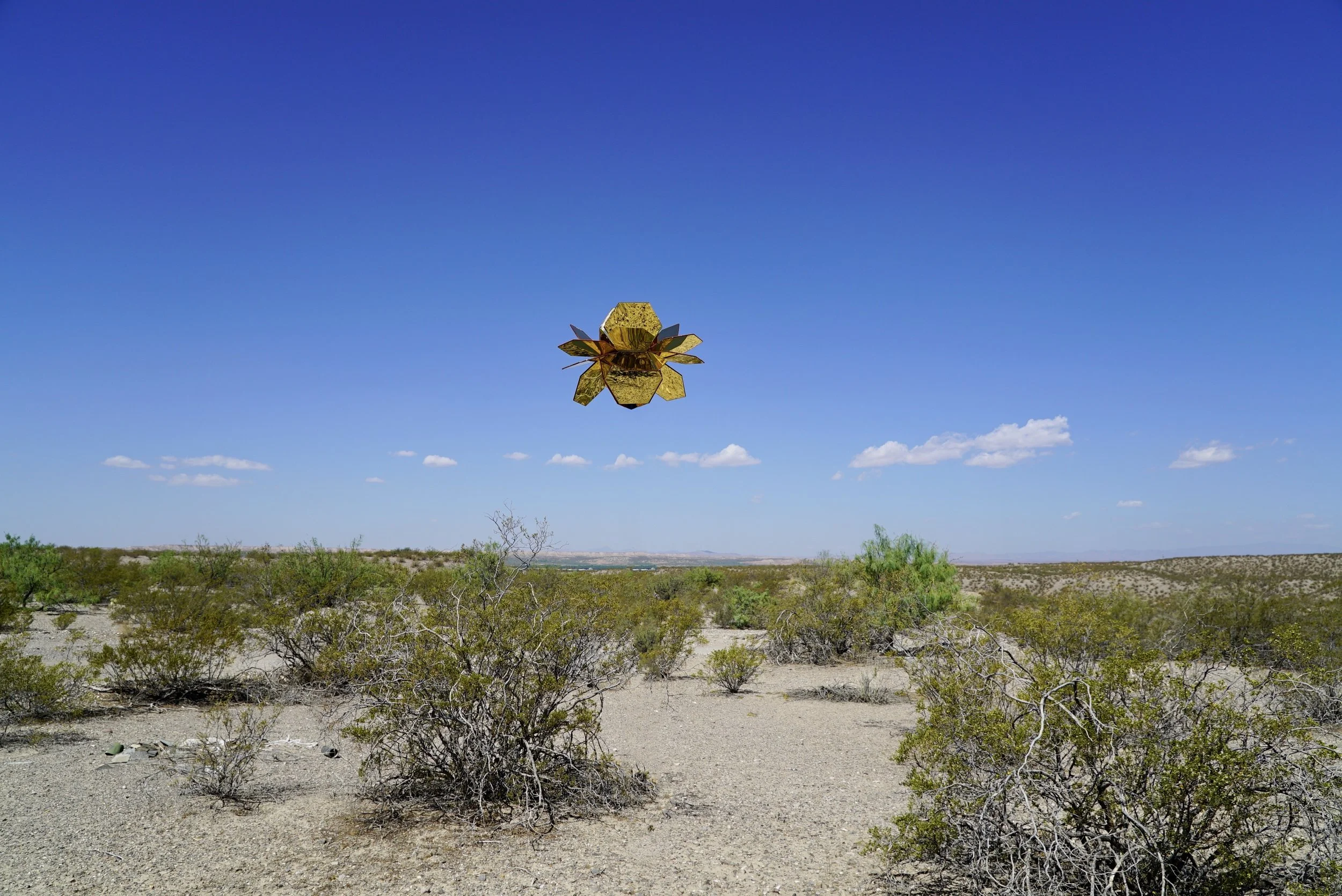   mirasol (copal probe prototype at the Unrealized Spaceport Visitor Center in Hatch, New Mexico) , 2021 