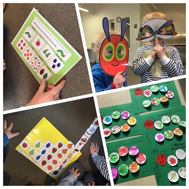 It&rsquo;s #veryhungrycaterpillar week at Busy Bookworms! Masks, graphs, crafts, games...this book is so perfect for learning!!