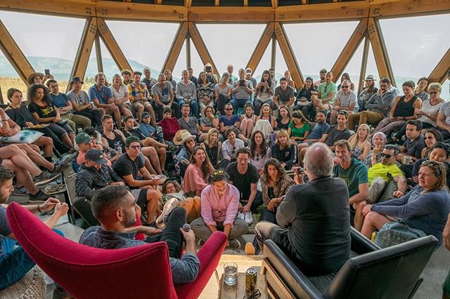 The news isn&rsquo;t always chock-full of positivity, but every year the world becomes a better place according to @wired co-founder Kevin Kelly, joined by author @alexbanayan Saturday in the Skylodge atop @powdermountain to discuss technology, progr