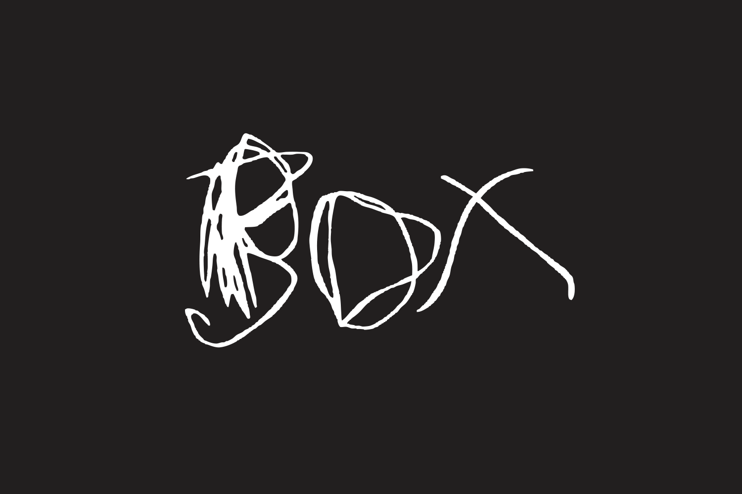Box. Cafe and restaurant. Lettering by Mia Daminato.