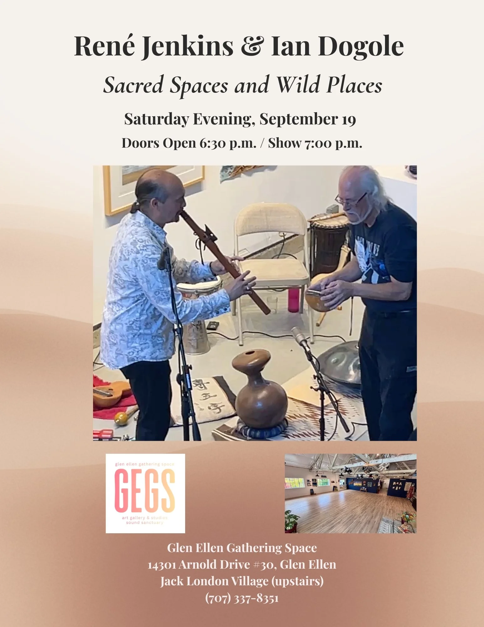 René Jenkins &amp; Ian Dogole  – Sacred Spaces &amp; Wild Places