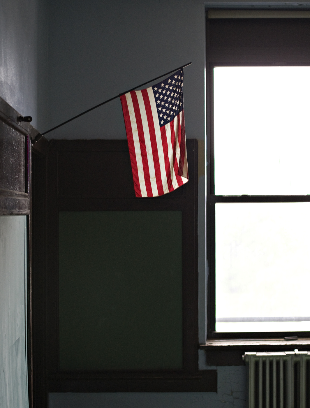 stars and stripes, catholic school, brooklyn