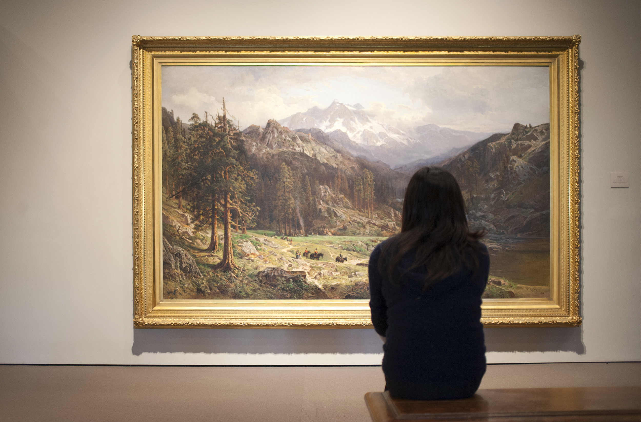 girl at exhibition