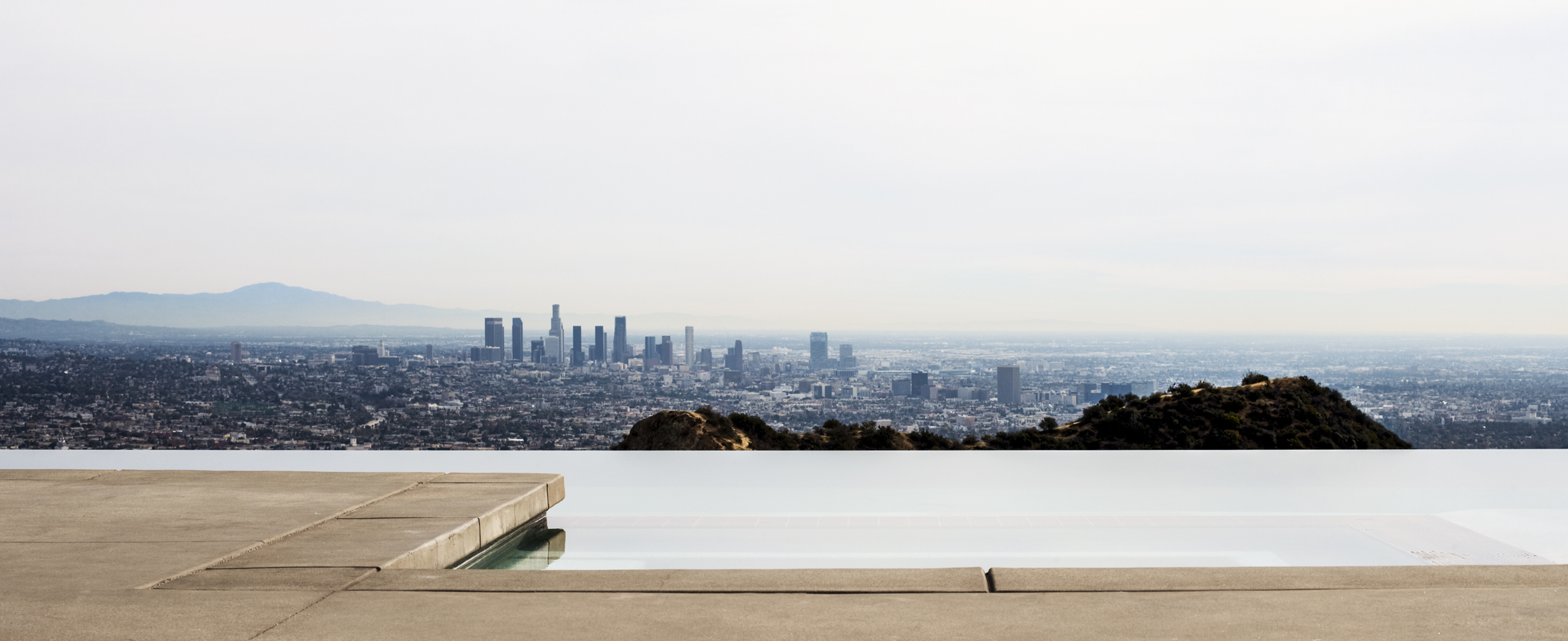 downtown LA, view from runyon canyon
