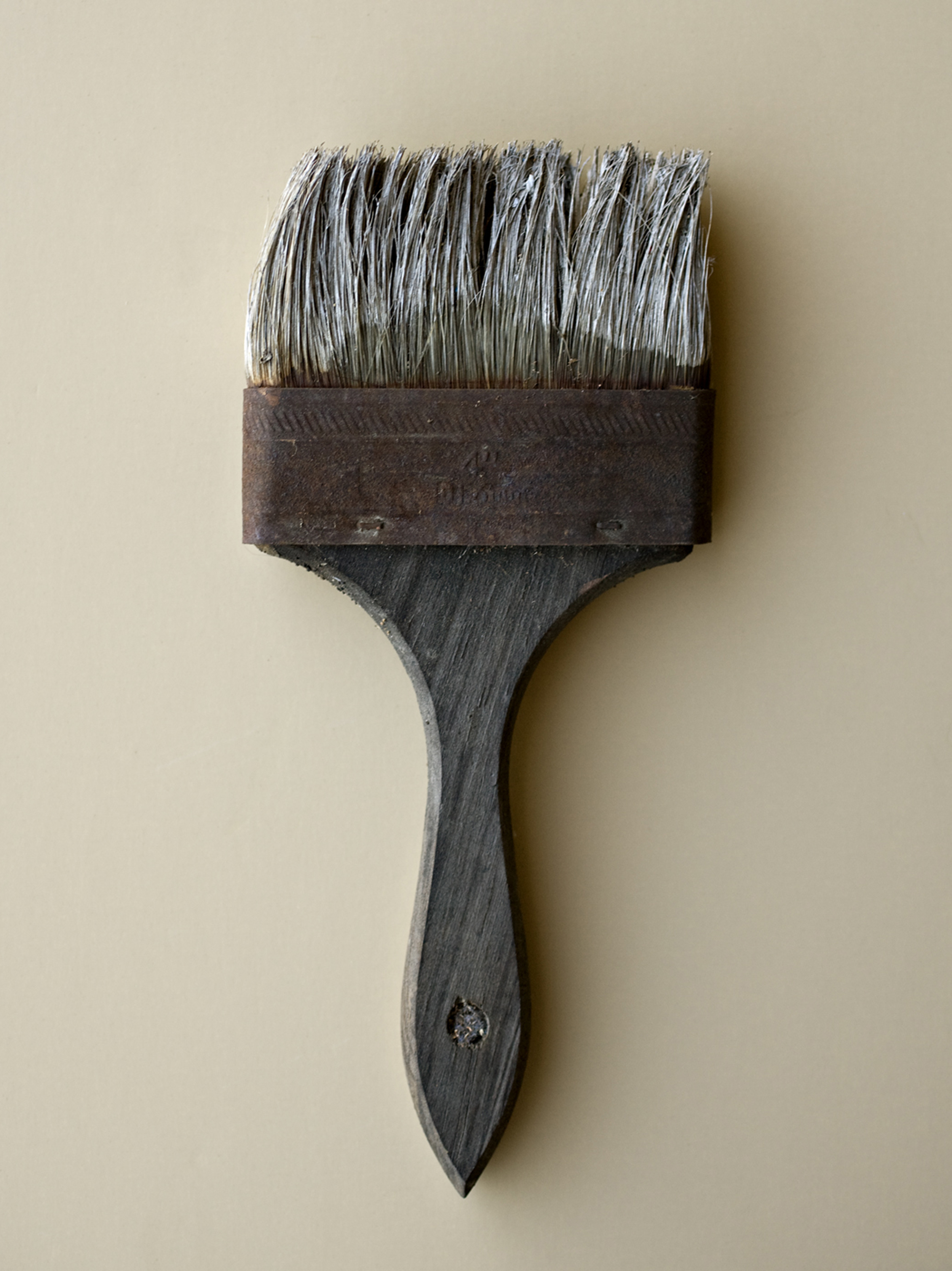 old paintbrush, herb ritts studio