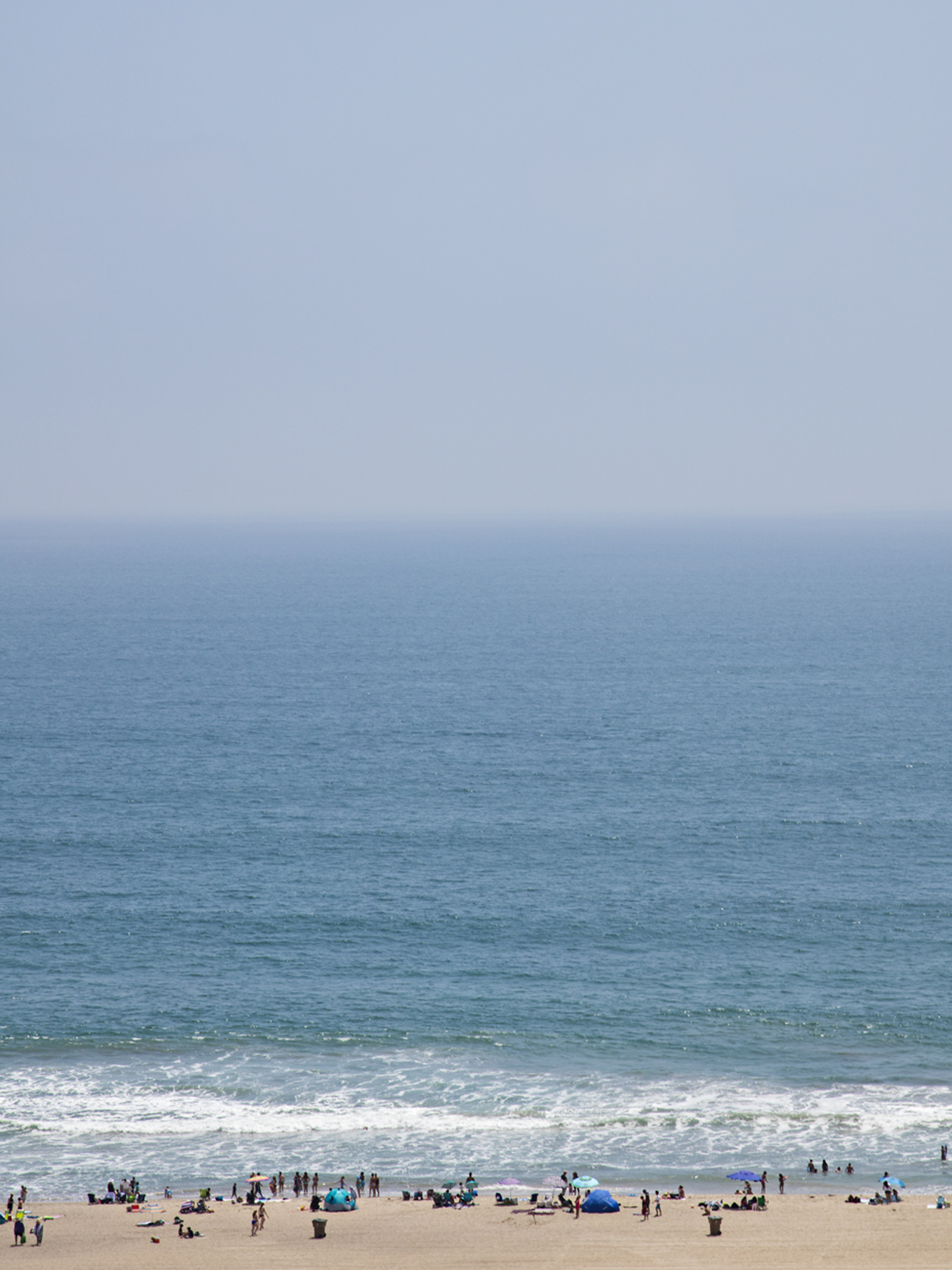 beach scene, santa monica