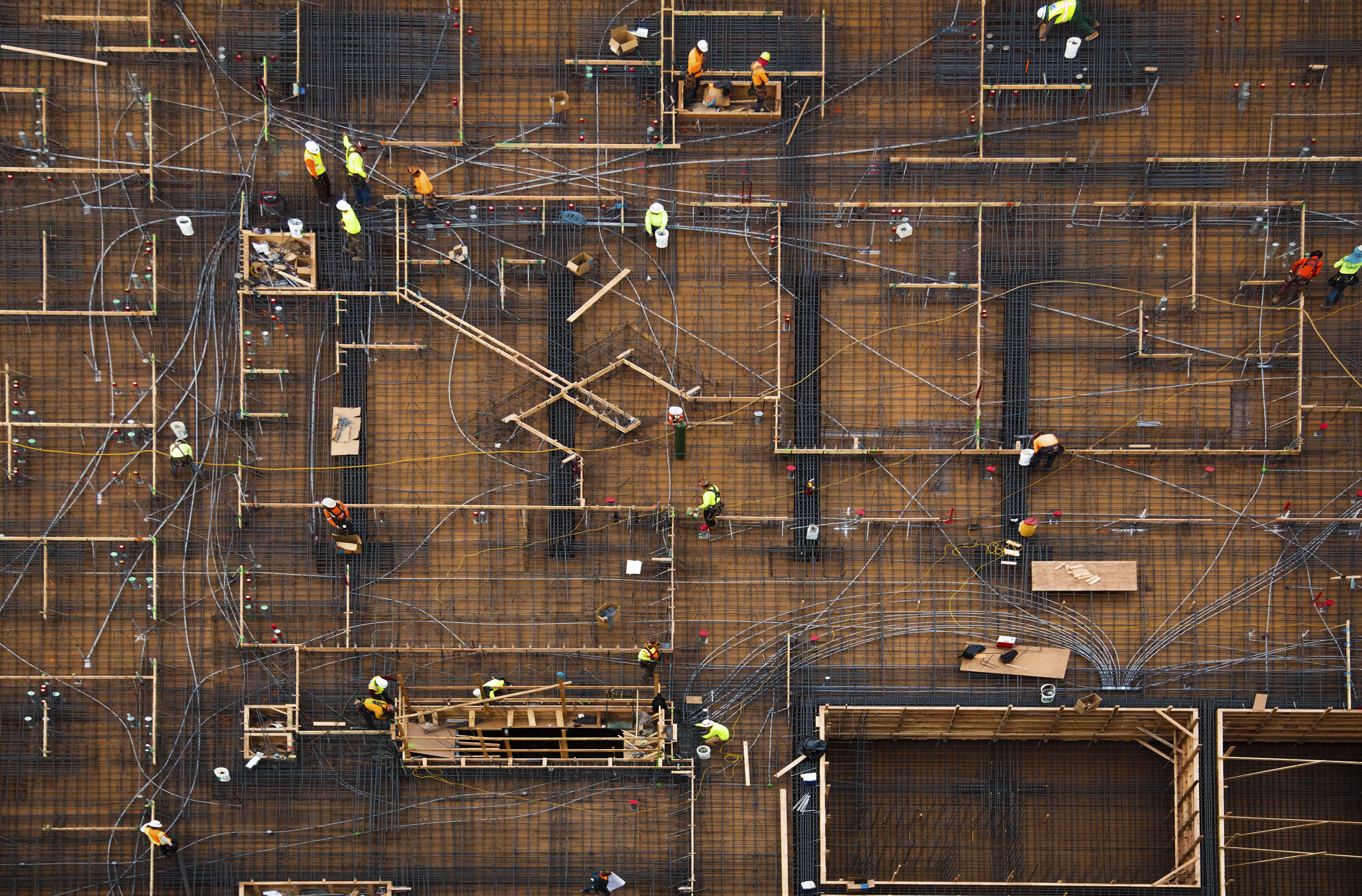 workers from above, LA