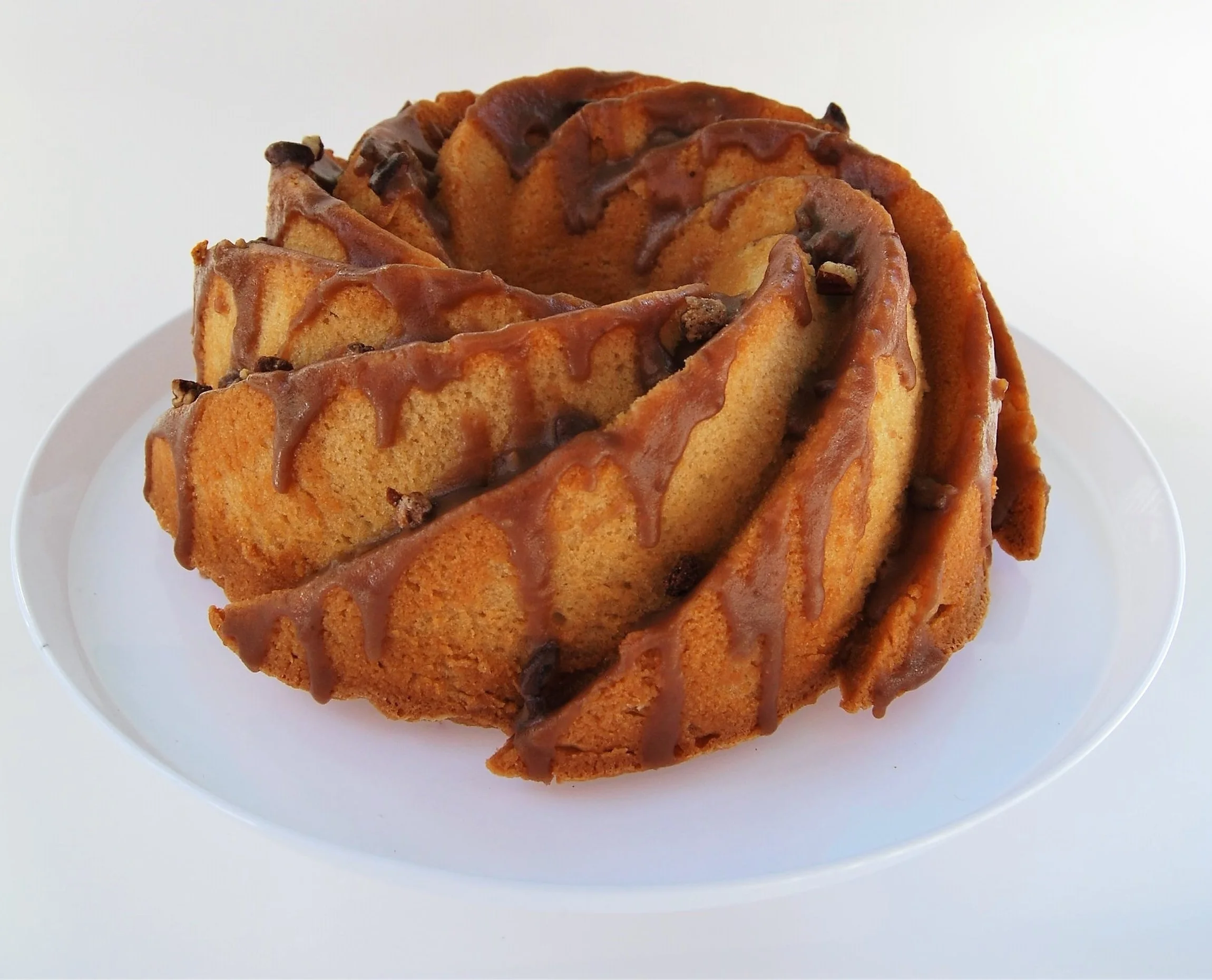 Maple Pound Cake with Butter Pecan Drizzle
