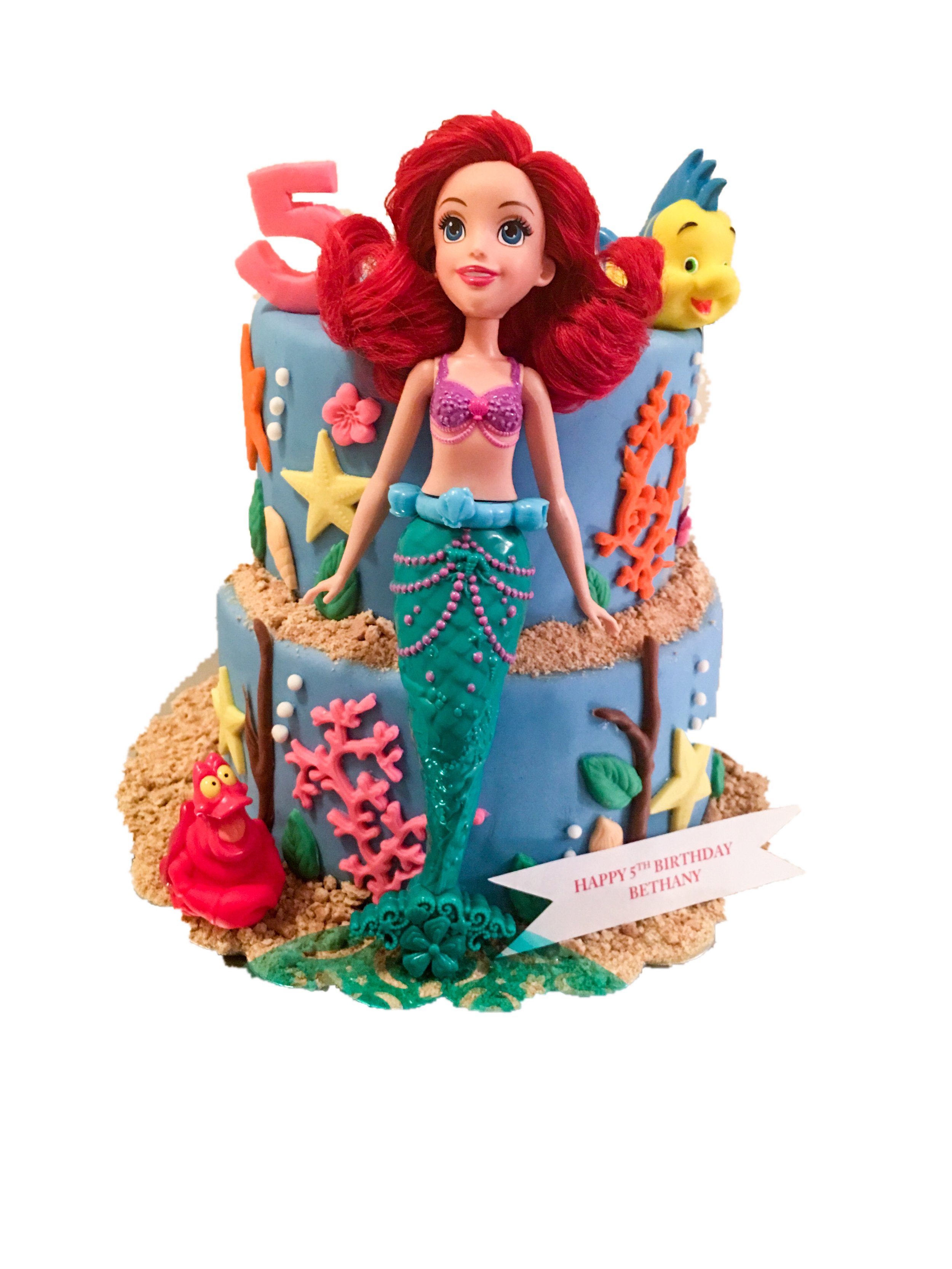 Ariel Mermaid Cake